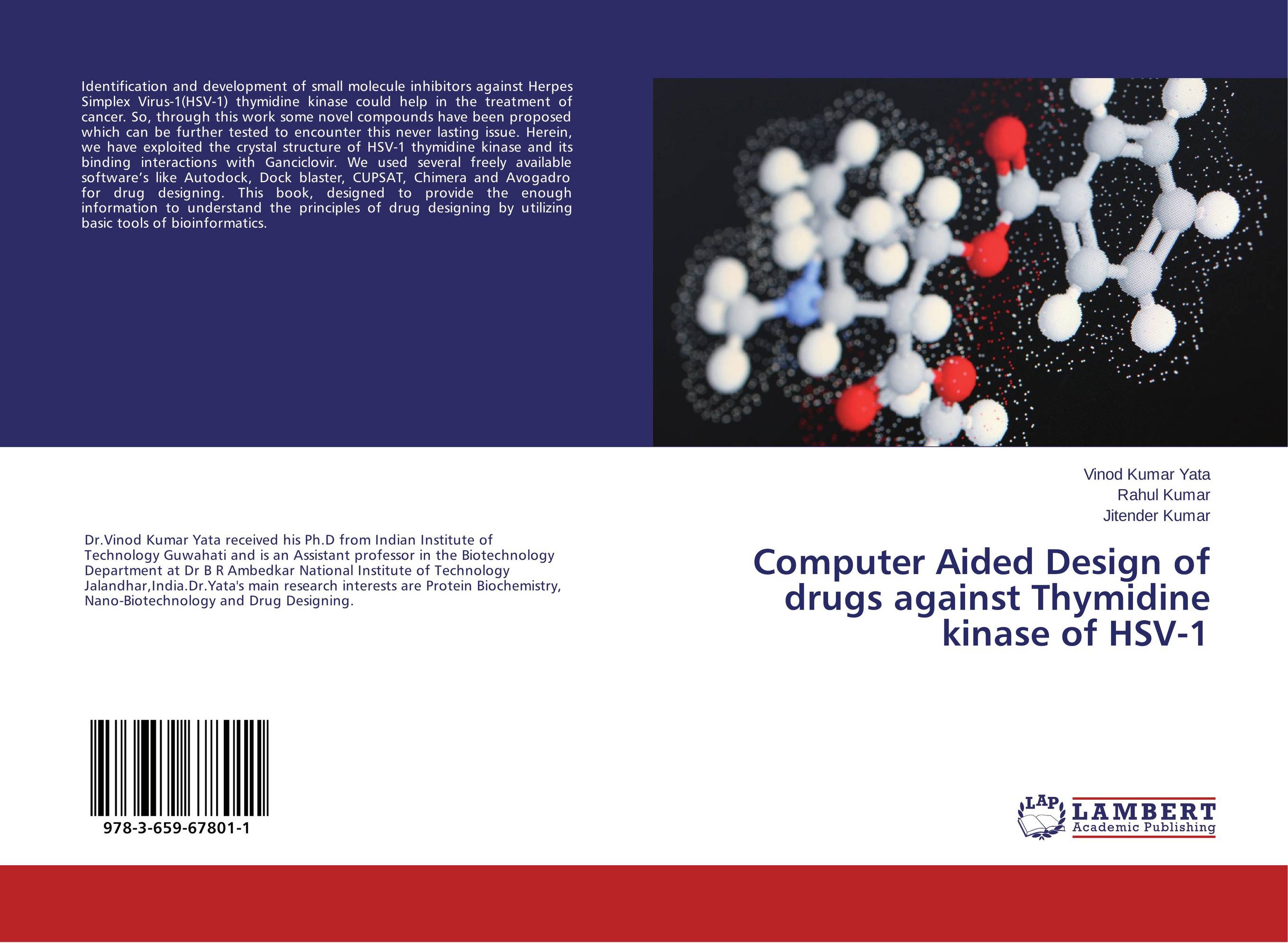 Computer Aided Design of drugs against Thymidine kinase of HSV-1..