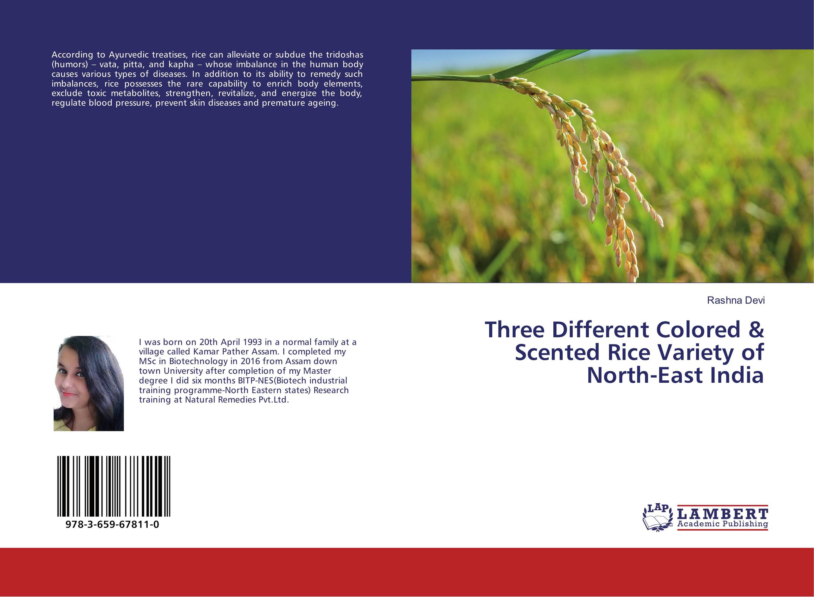 Three Different Colored &amp;amp; Scented Rice Variety of North-East India..