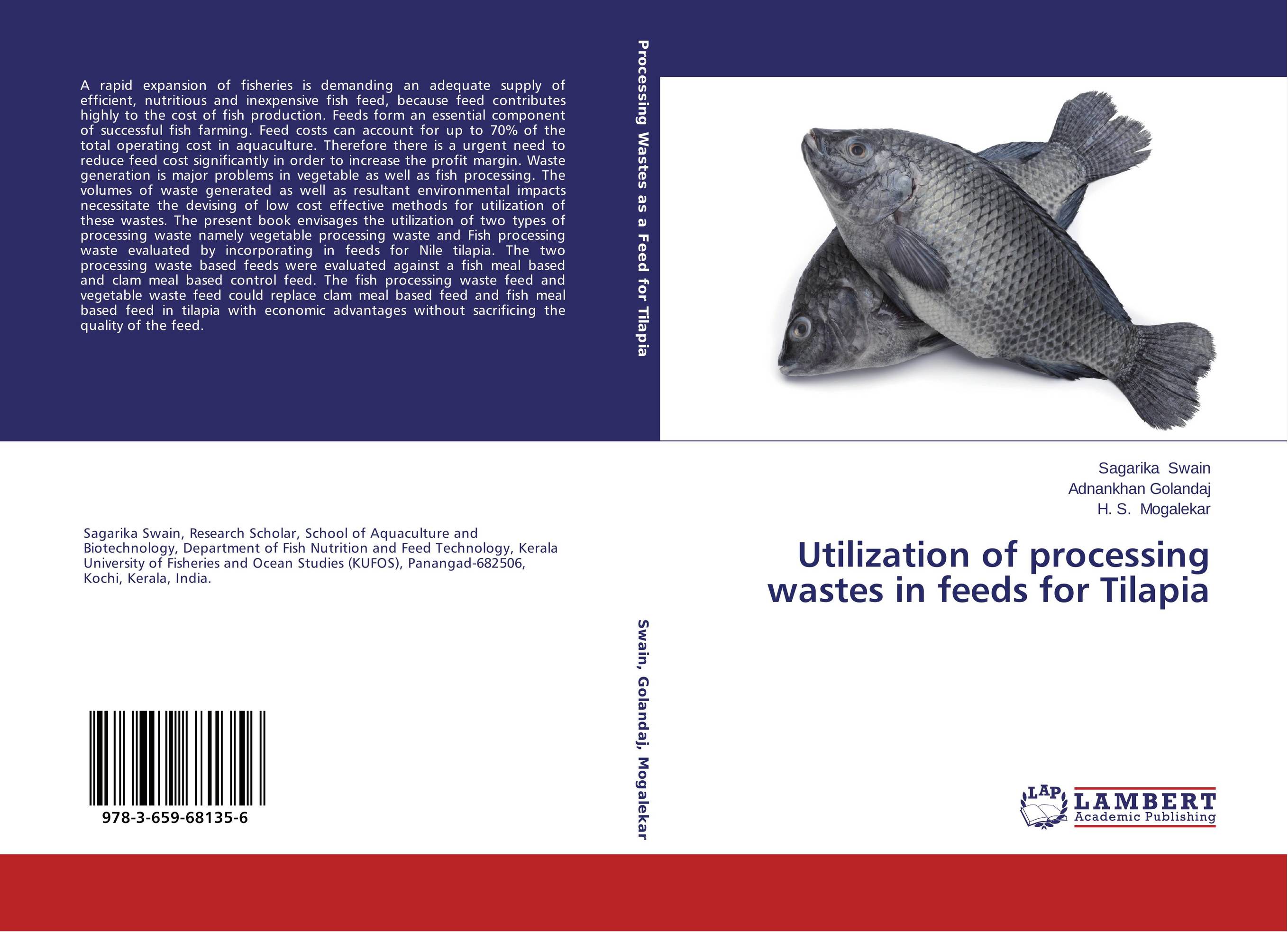 Utilization of processing wastes in feeds for Tilapia..