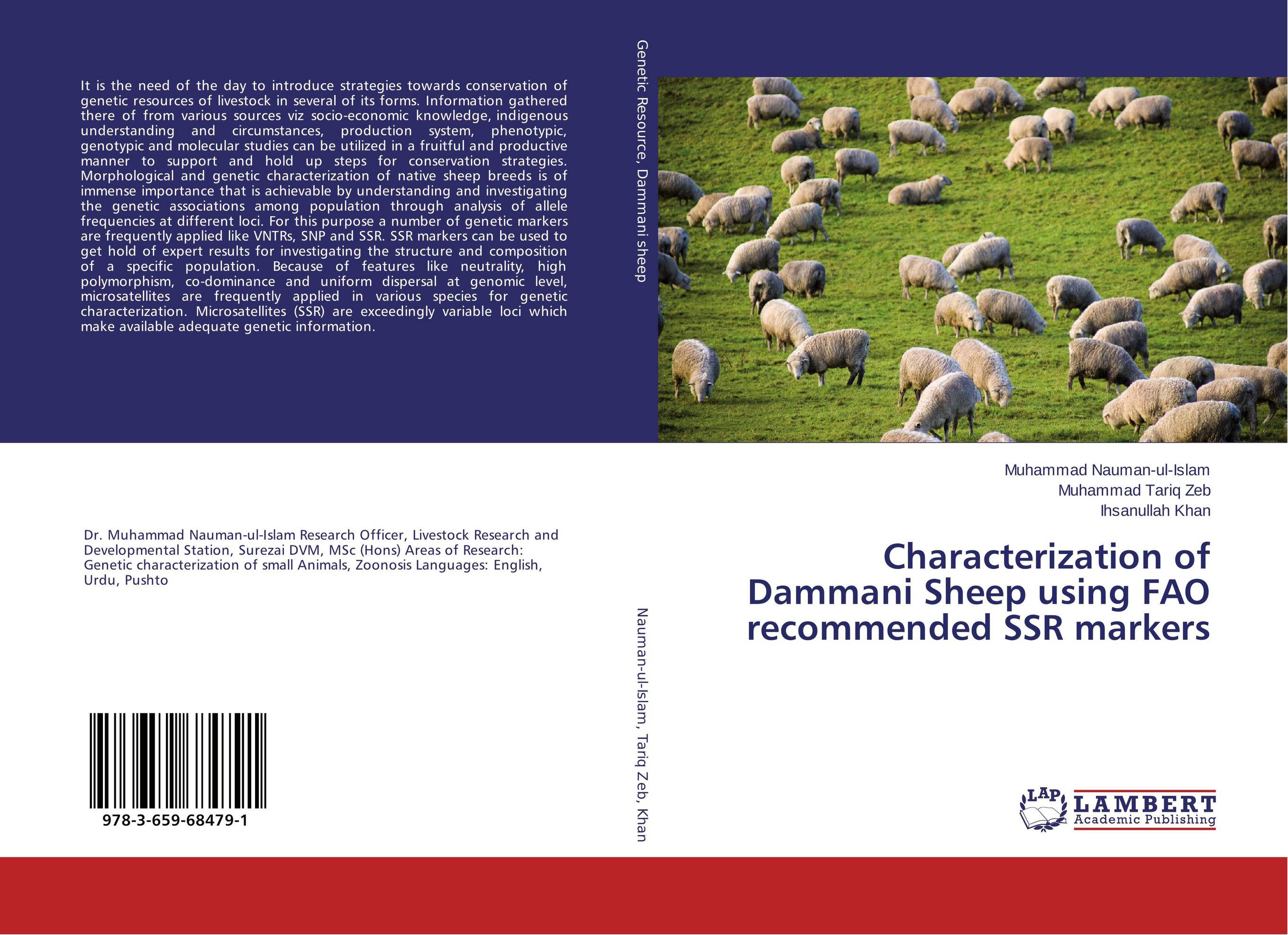 Characterization of Dammani Sheep using FAO recommended SSR markers..