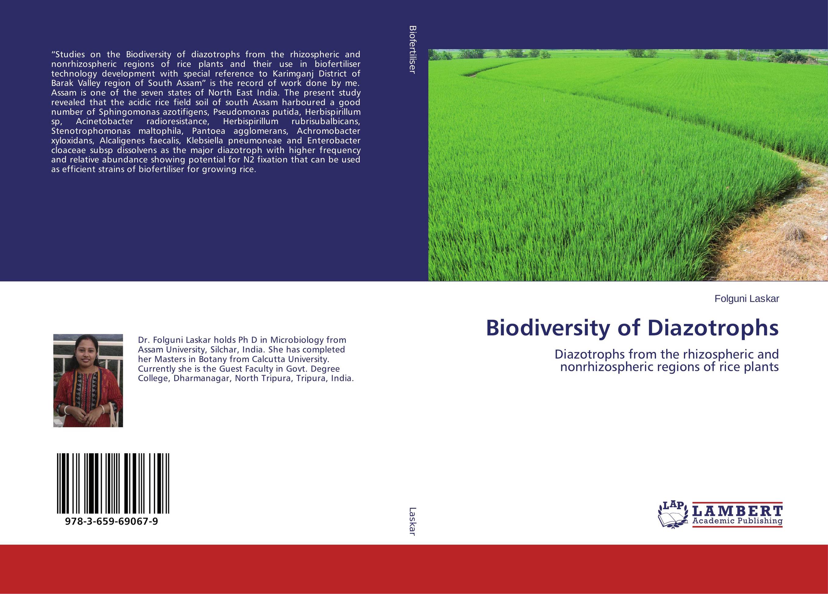Biodiversity of Diazotrophs. Diazotrophs from the rhizospheric and nonrhizospheric regions of rice plants.