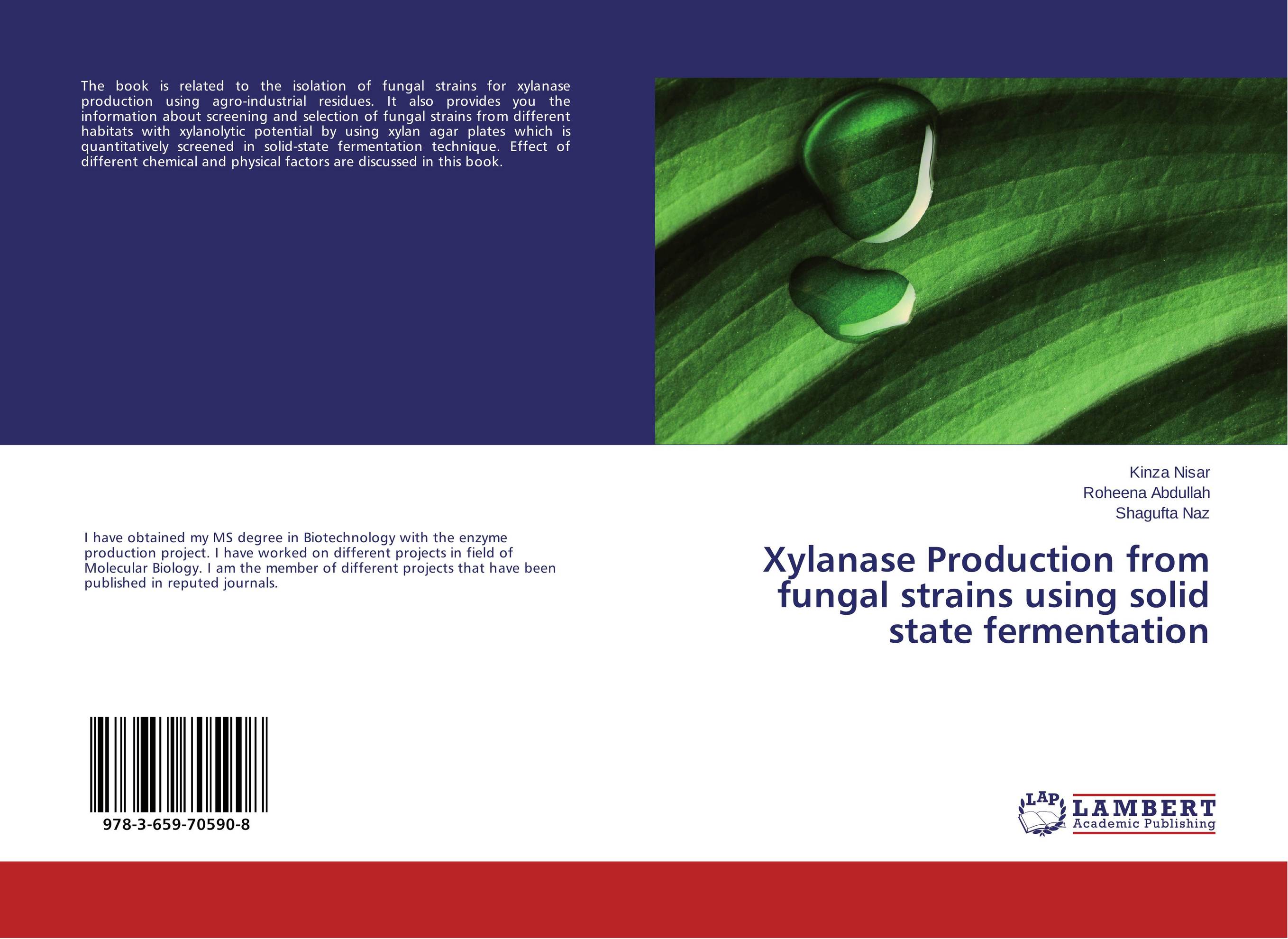 Xylanase Production from fungal strains using solid state fermentation..