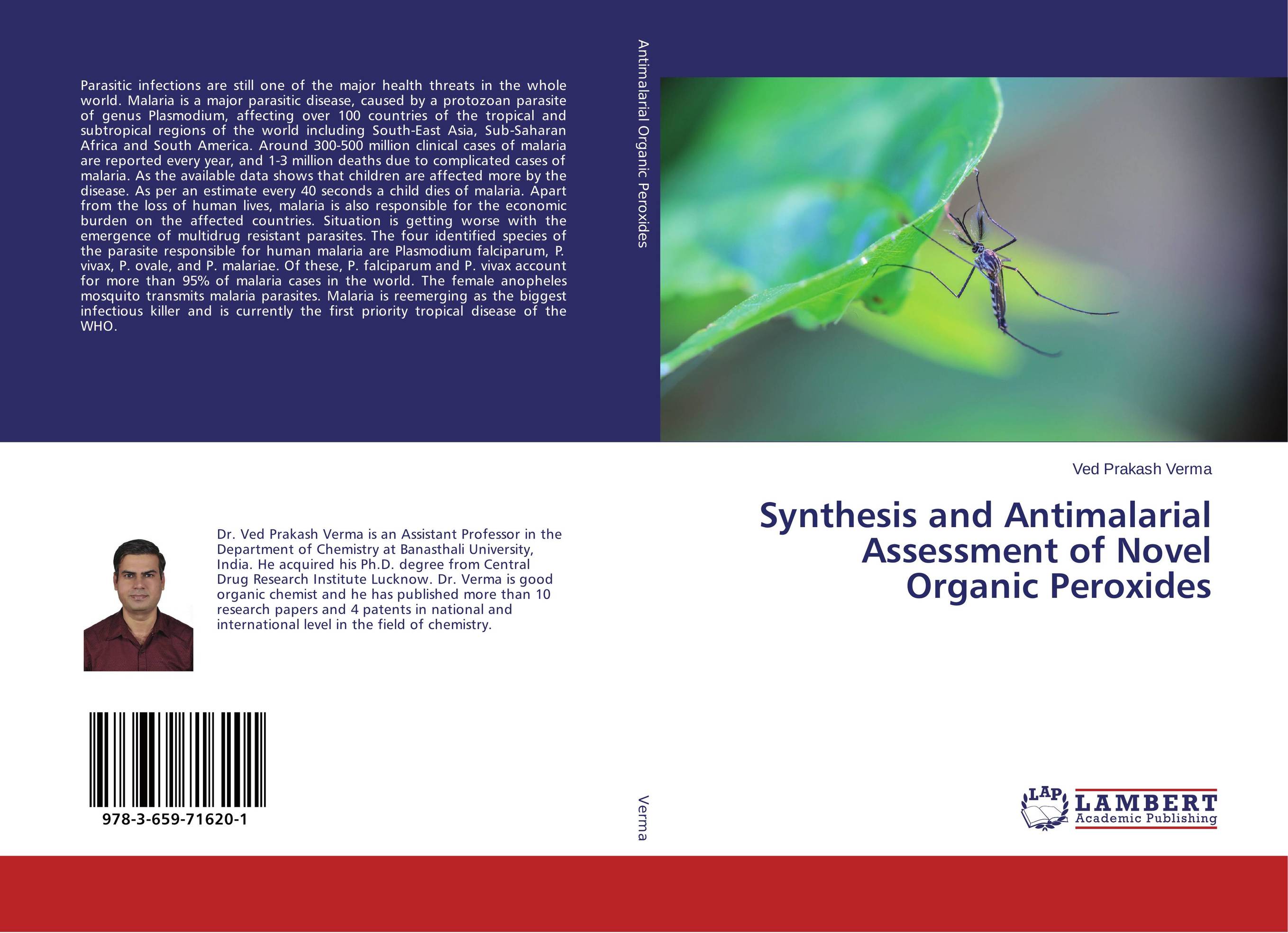 Synthesis and Antimalarial Assessment of Novel Organic Peroxides..
