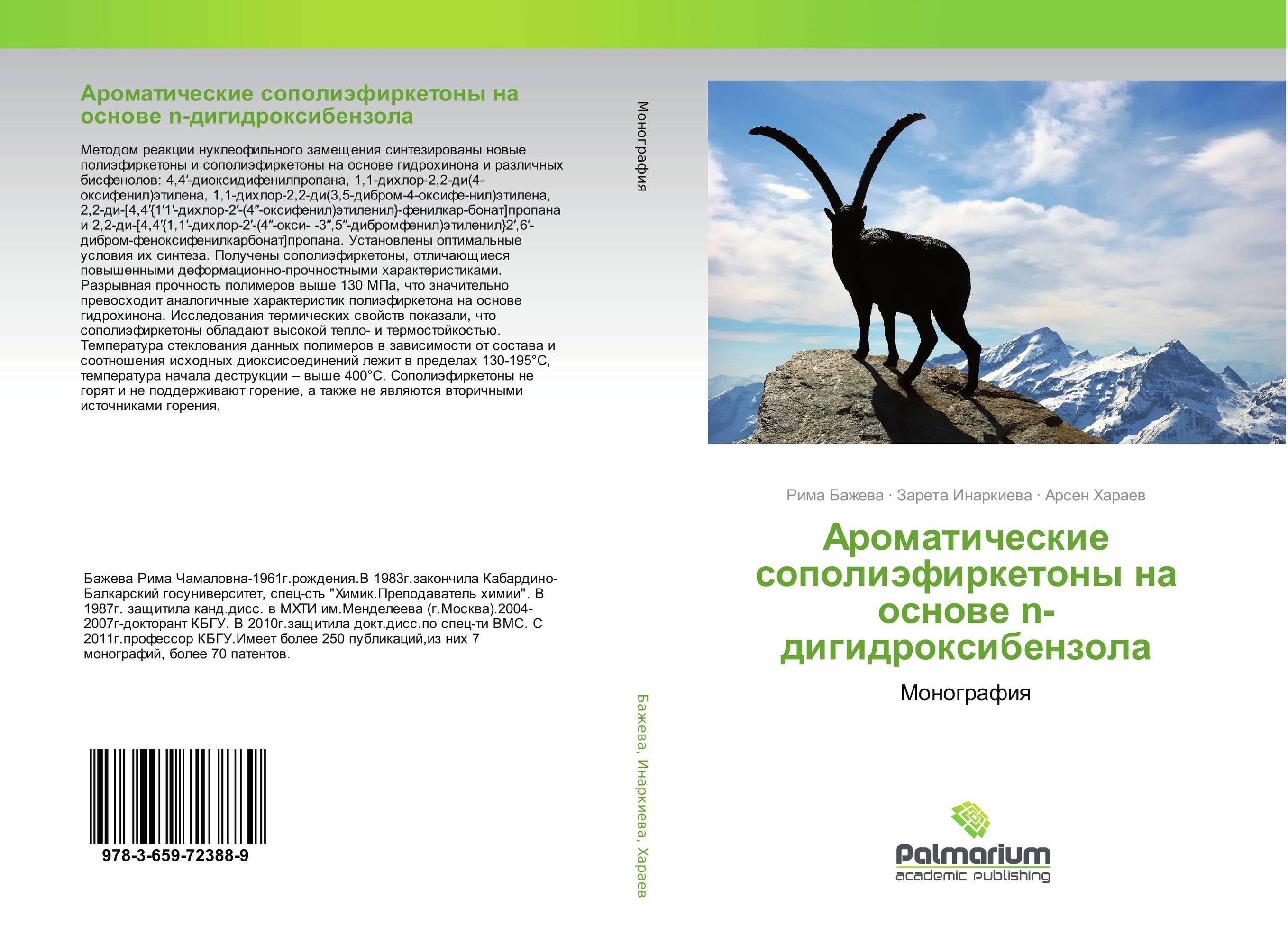 Ароматические сополиэфиркетоны на основе n-дигидроксибензола. Монография.