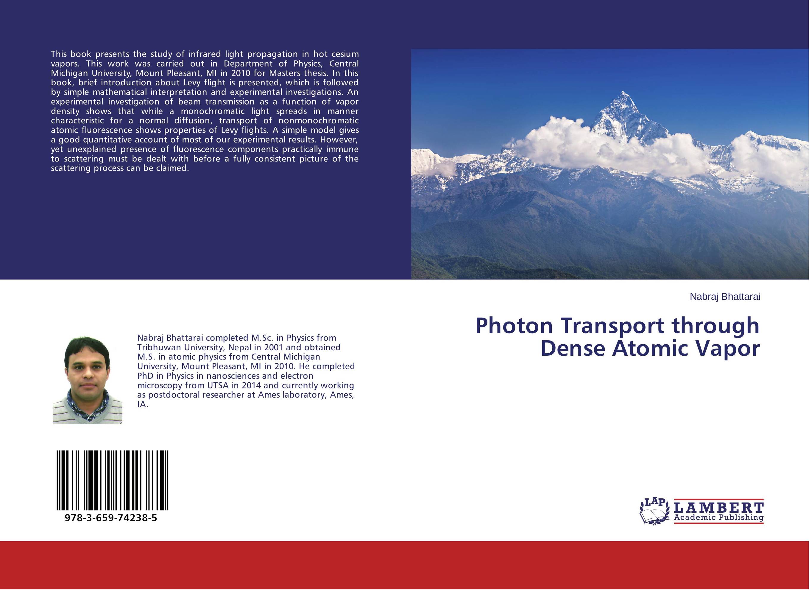 Photon Transport through Dense Atomic Vapor..