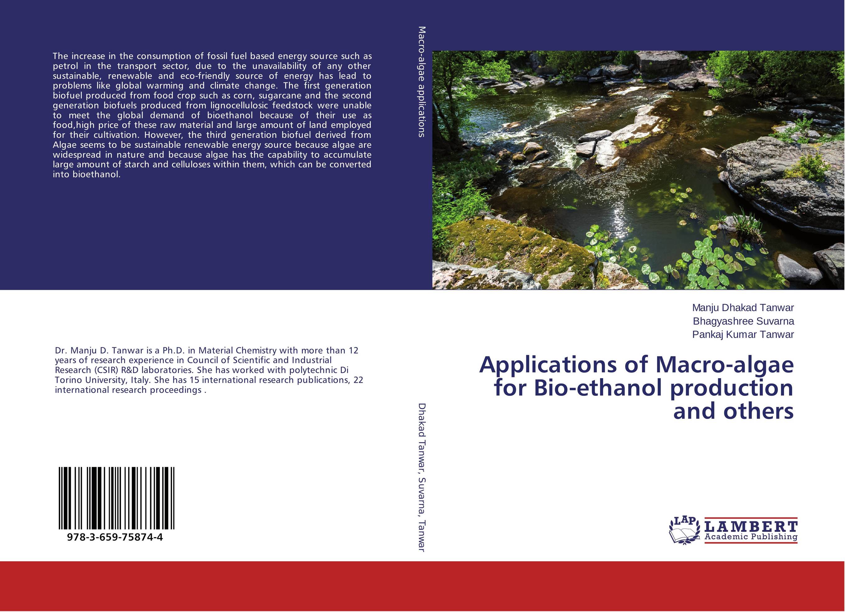 Applications of Macro-algae for Bio-ethanol production and others..