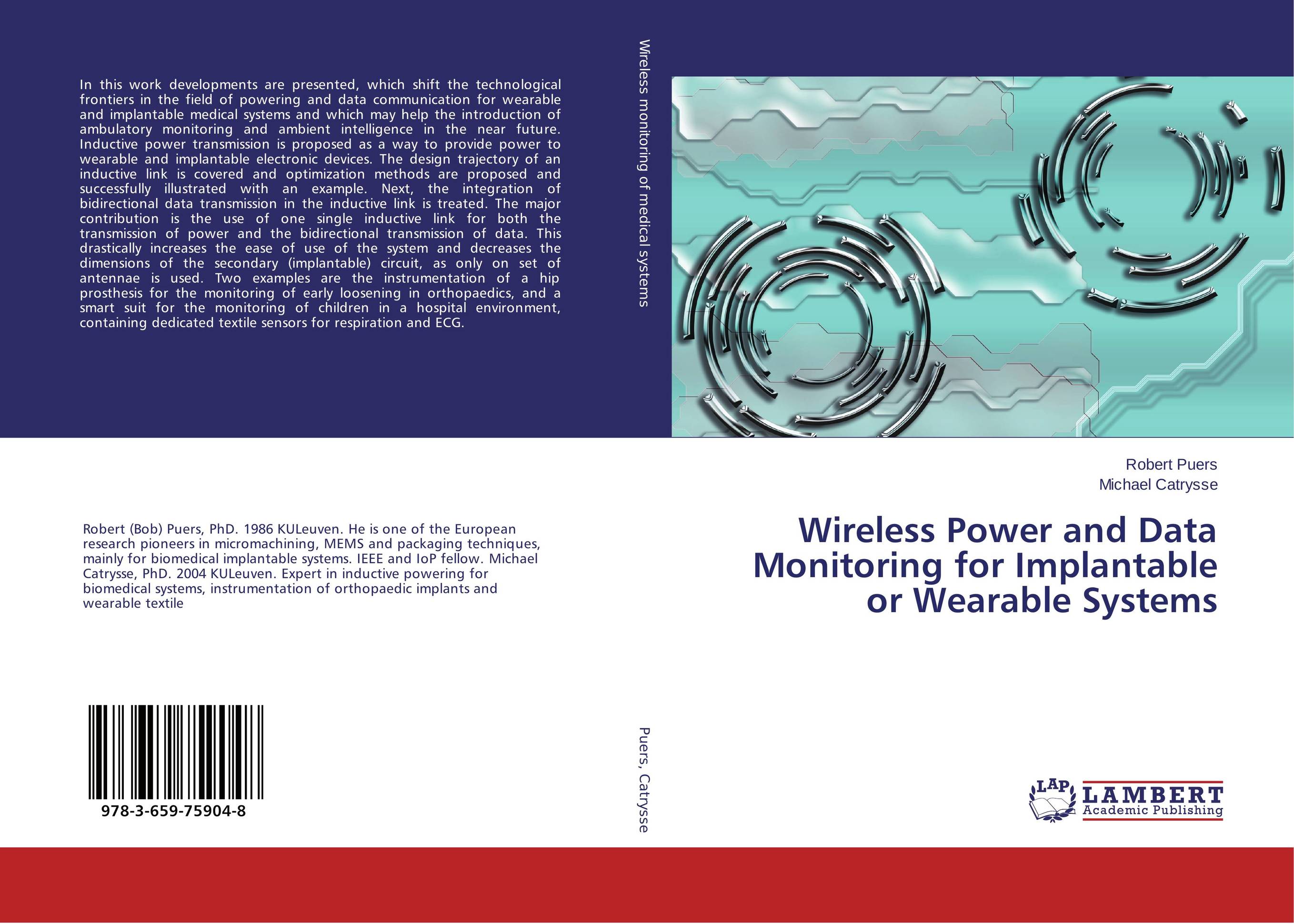 Wireless Power and Data Monitoring for Implantable or Wearable Systems..