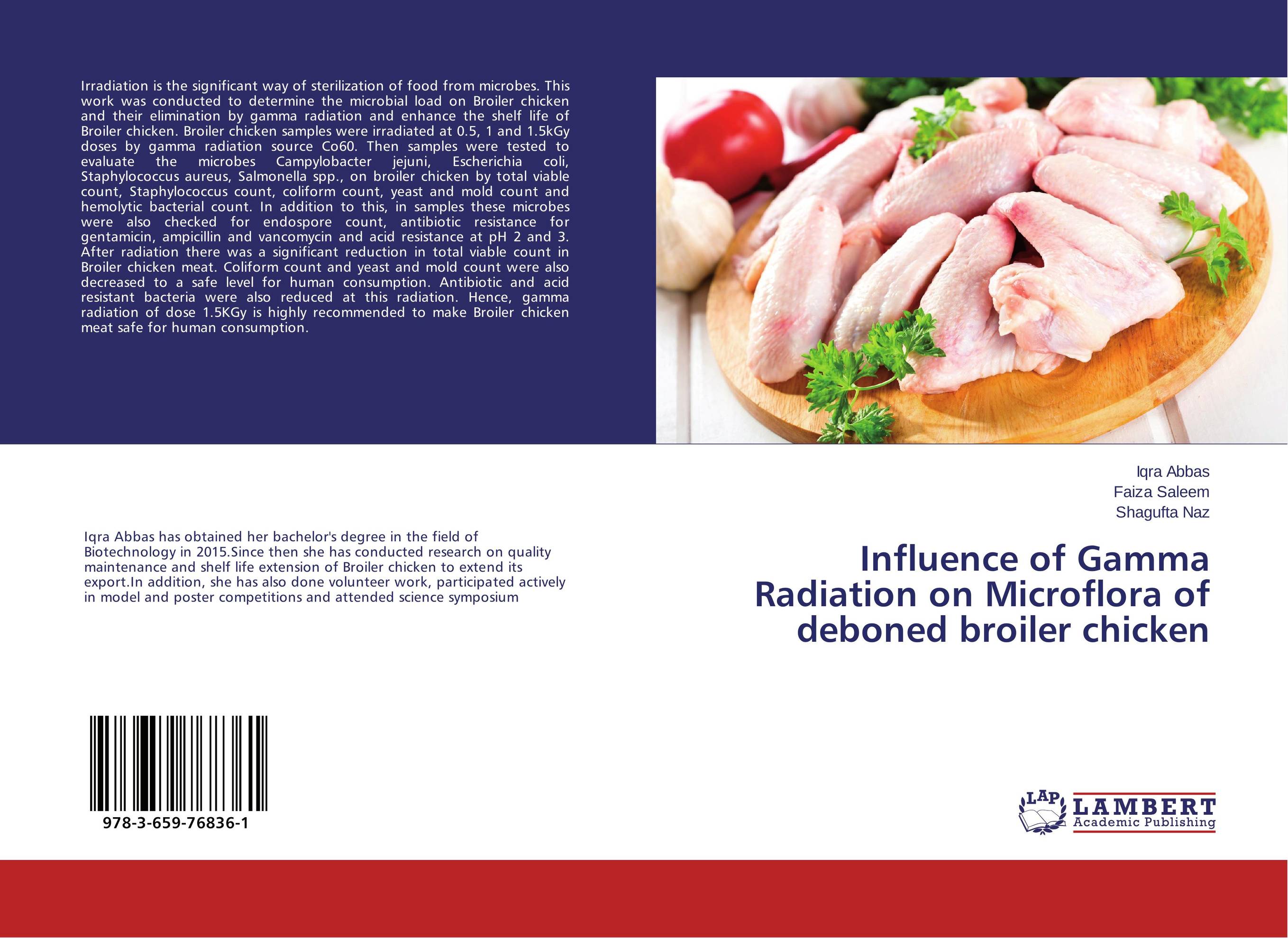 Influence of Gamma Radiation on Microflora of deboned broiler chicken..