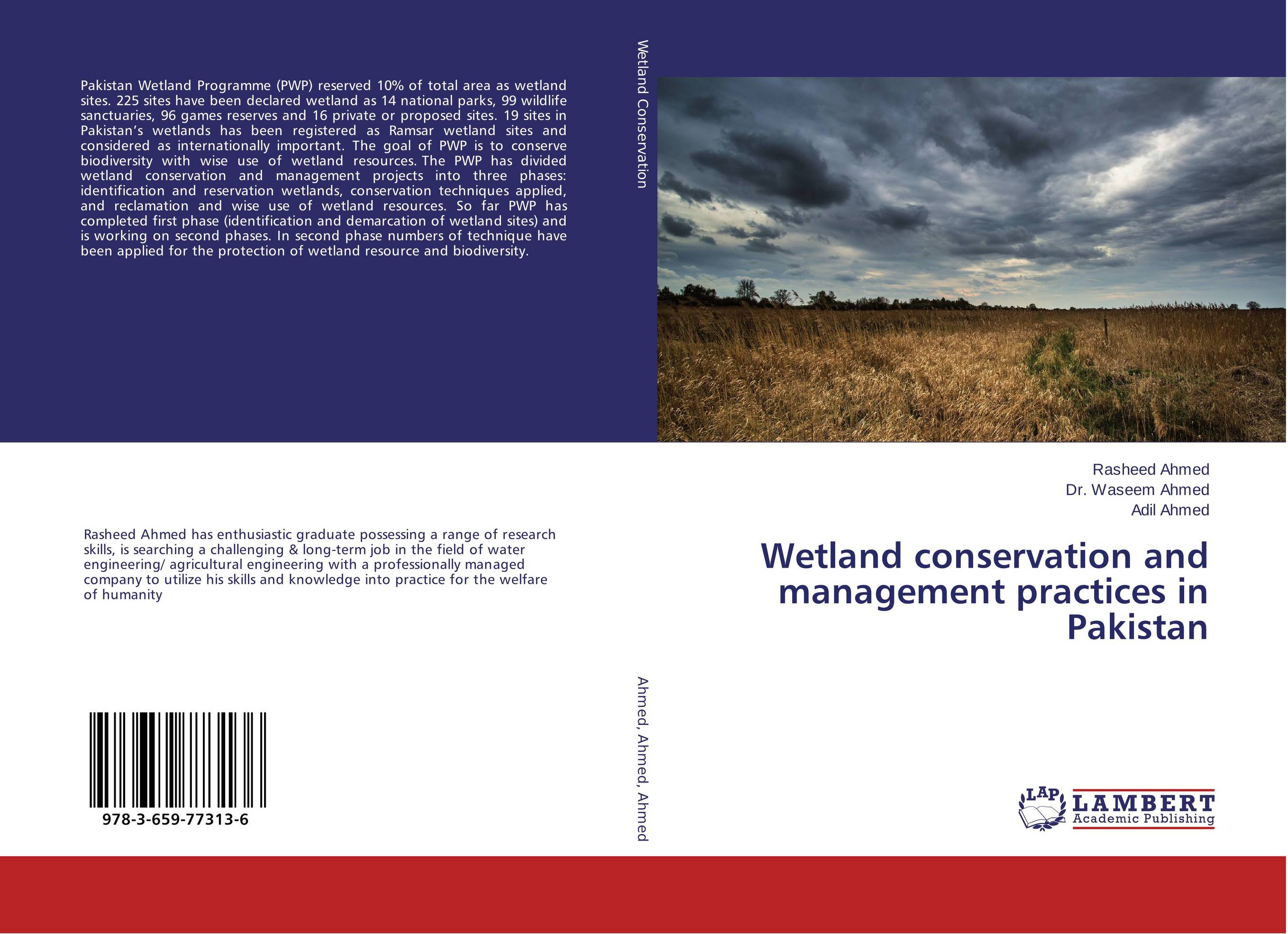 Wetland conservation and management practices in Pakistan..
