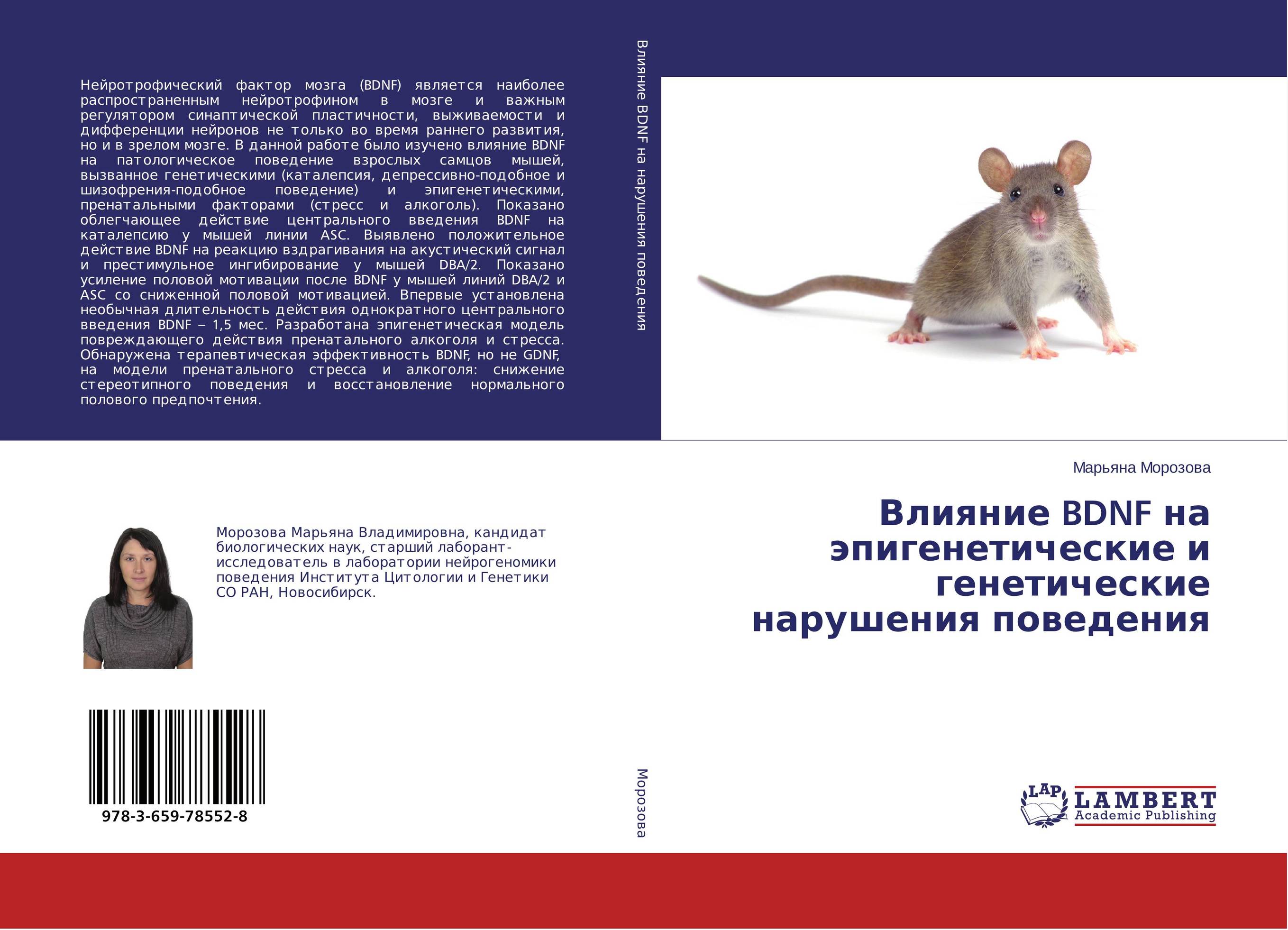 Влияние BDNF на эпигенетические и генетические нарушения поведения..