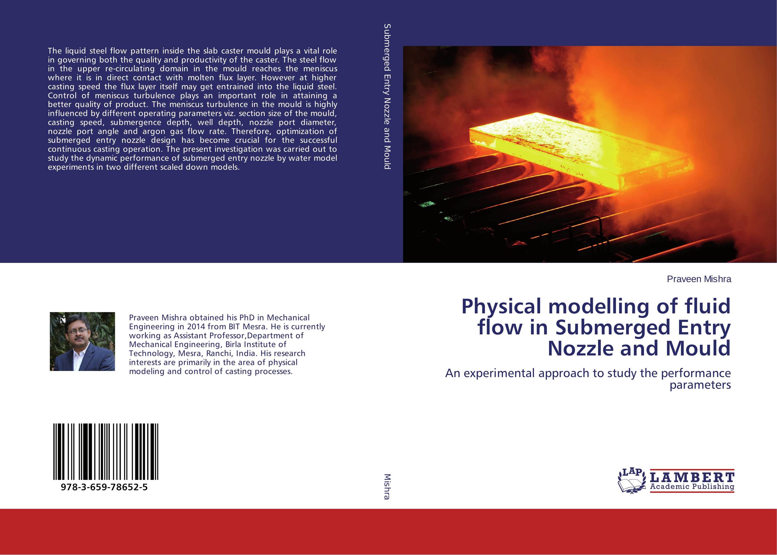 Physical modelling of fluid flow in Submerged Entry Nozzle and Mould. An experimental approach to study the performance parameters.