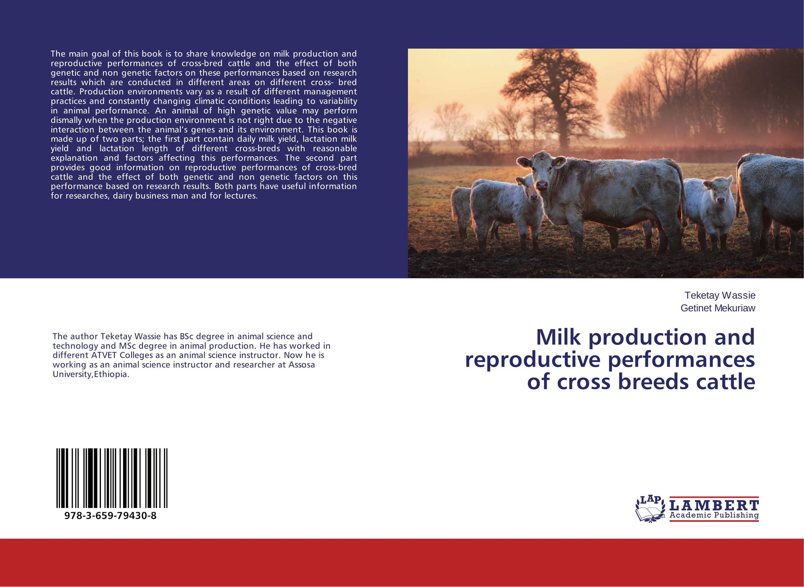 Milk production and reproductive performances of cross breeds cattle..