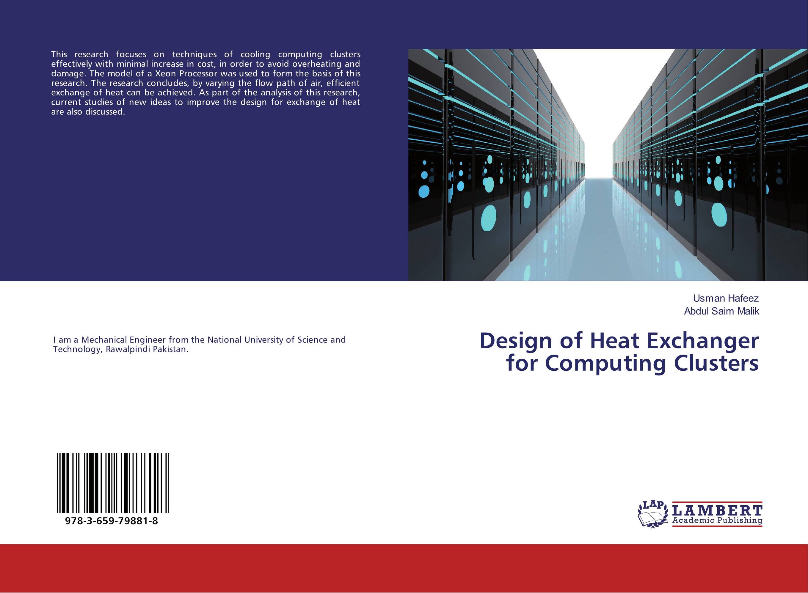 Design of Heat Exchanger for Computing Clusters..