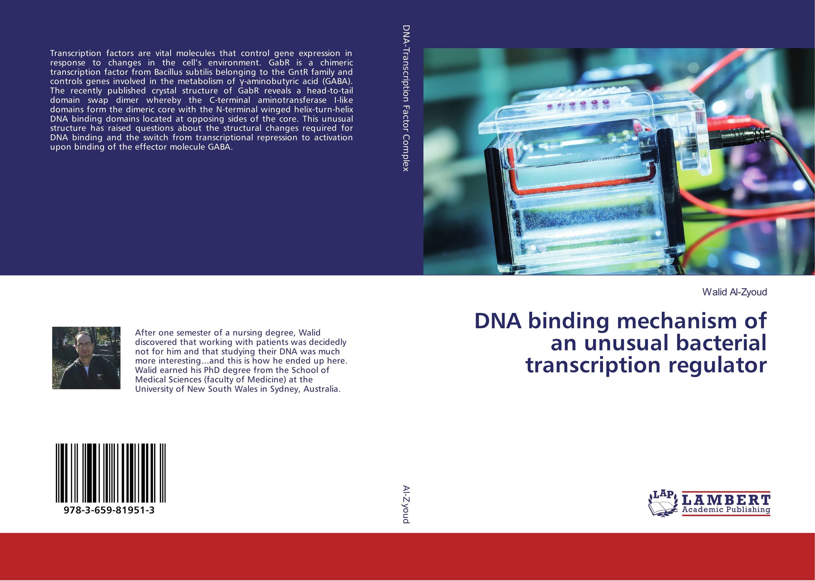 DNA binding mechanism of an unusual bacterial transcription regulator..