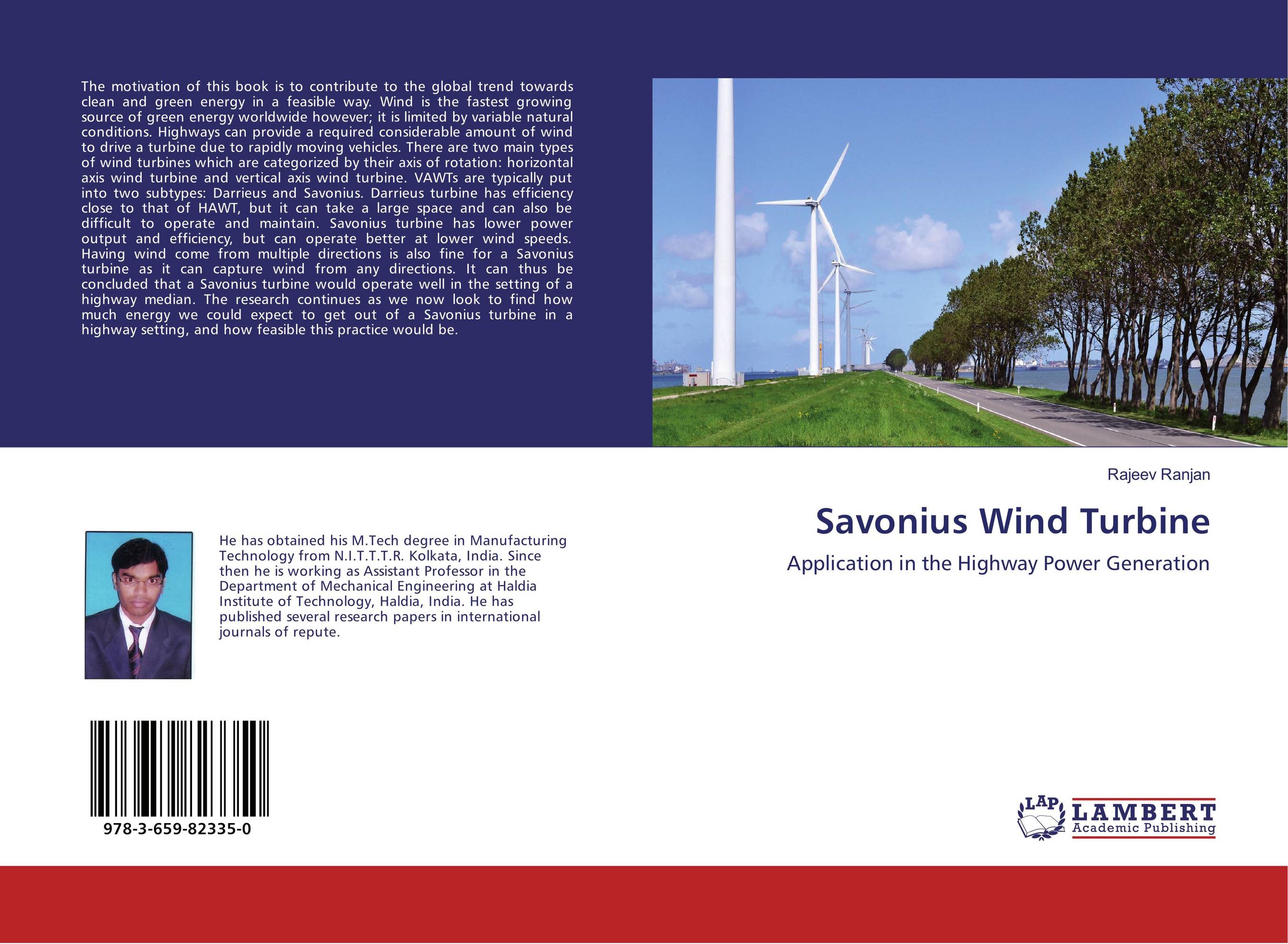 Savonius Wind Turbine. Application in the Highway Power Generation.