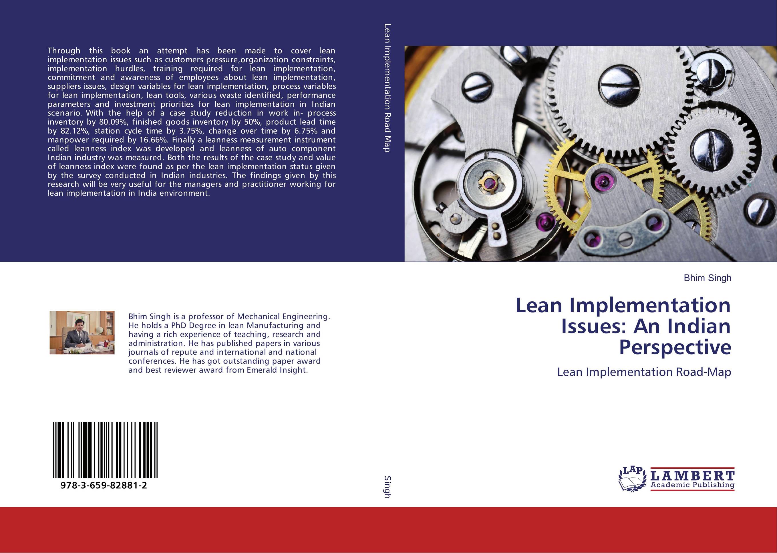 Lean Implementation Issues: An Indian Perspective. Lean Implementation Road-Map.