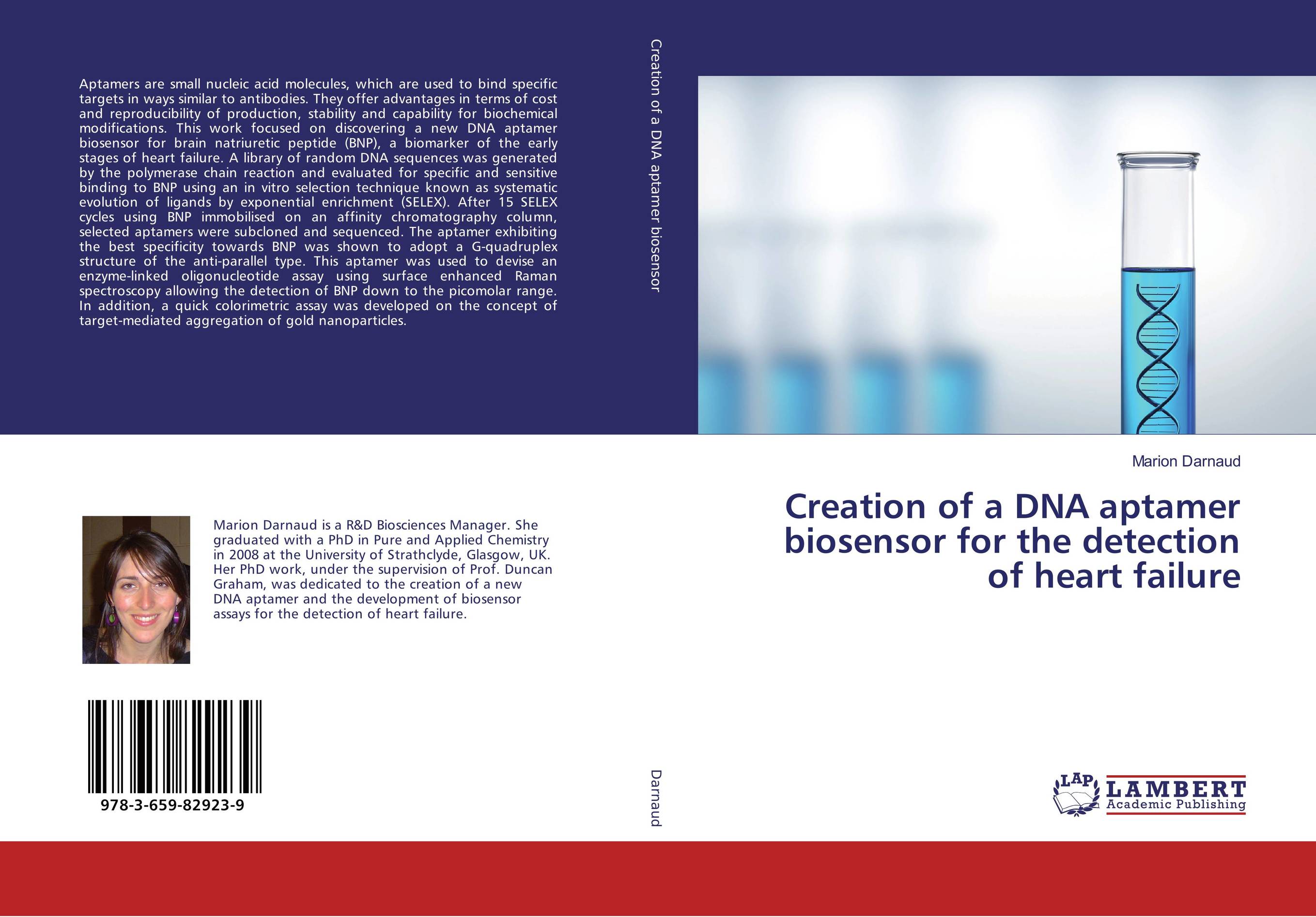 Creation of a DNA aptamer biosensor for the detection of heart failure..