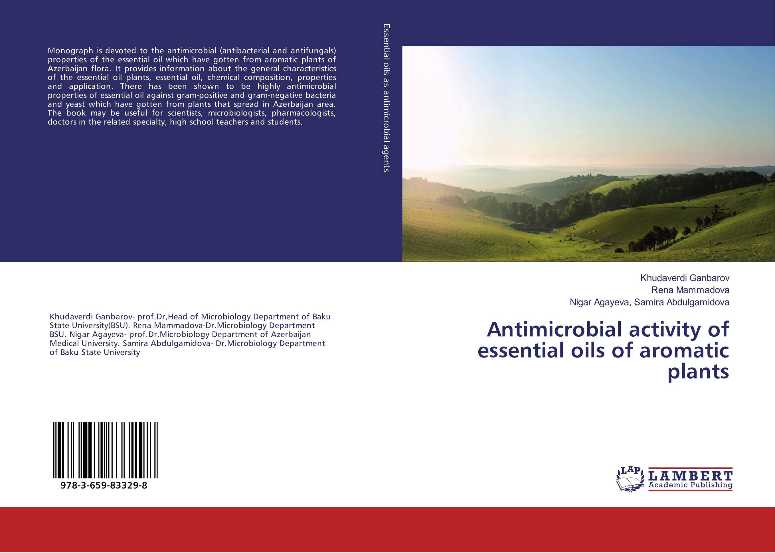 Antimicrobial activity of essential oils of aromatic plants..