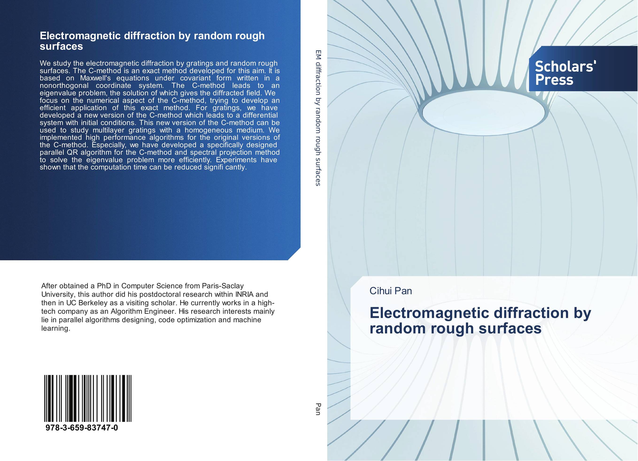 Electromagnetic diffraction by random rough surfaces..