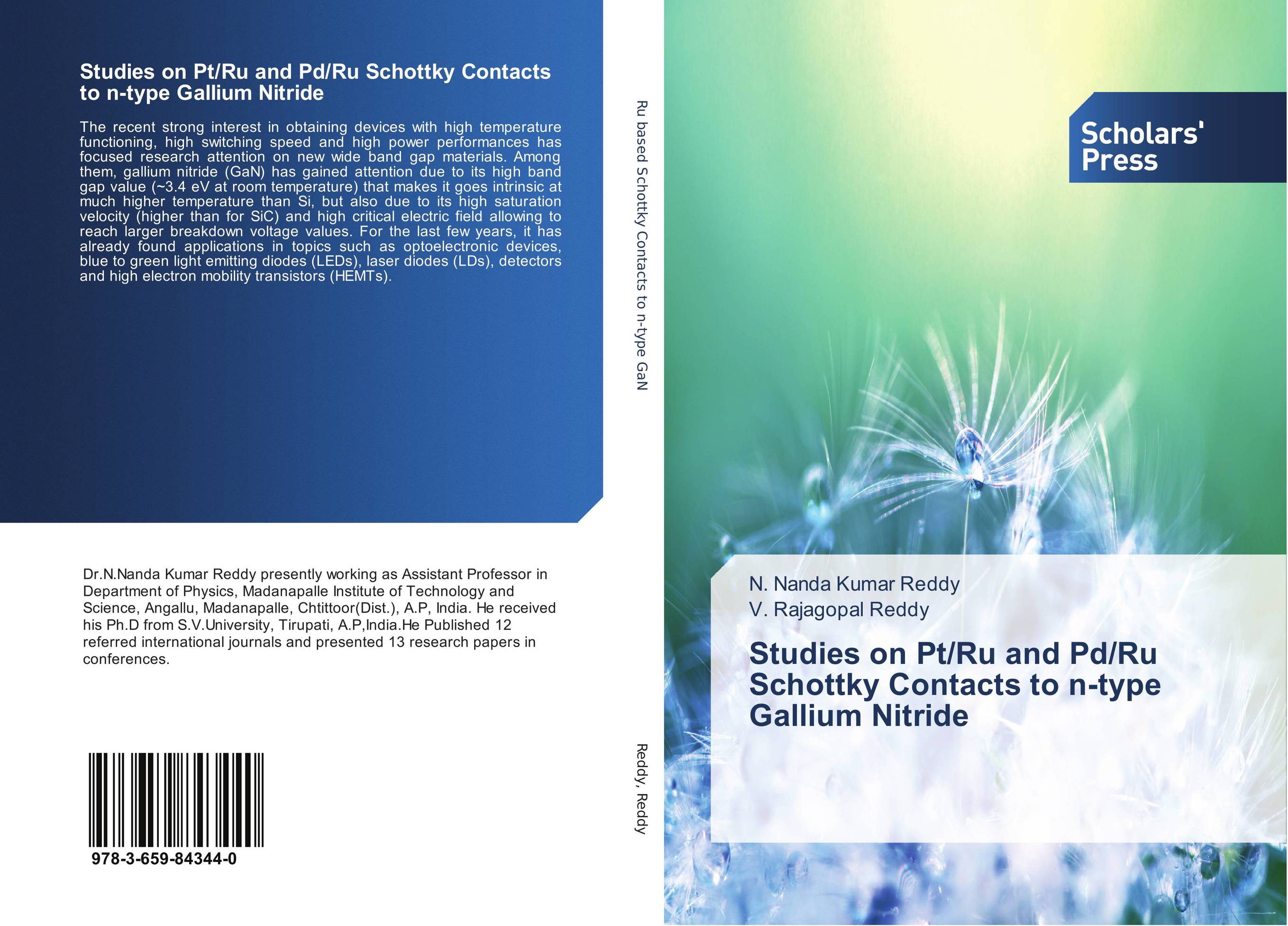 Studies on Pt/Ru and Pd/Ru Schottky Contacts to n-type Gallium Nitride..