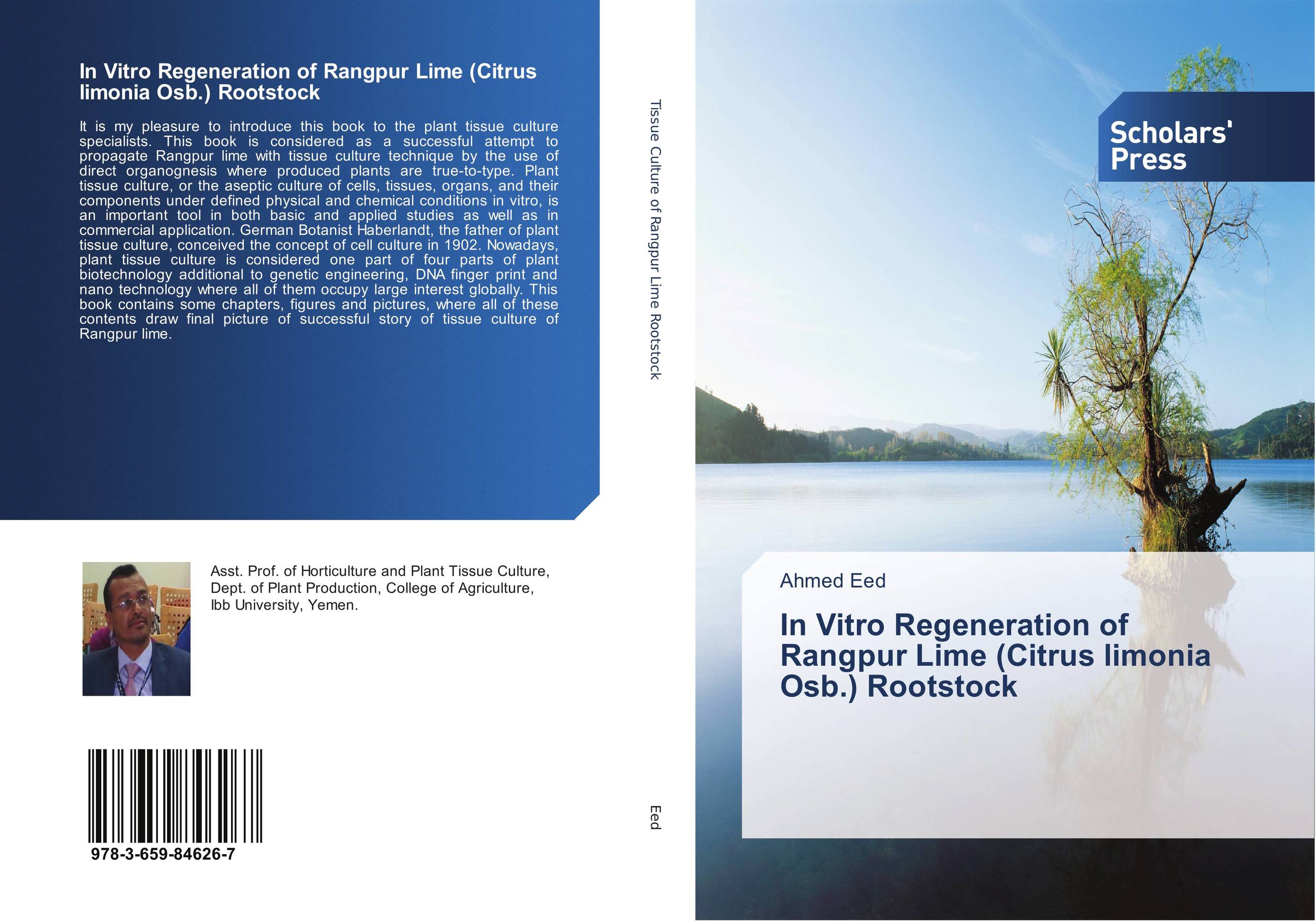 In Vitro Regeneration of Rangpur Lime (Citrus limonia Osb.) Rootstock..