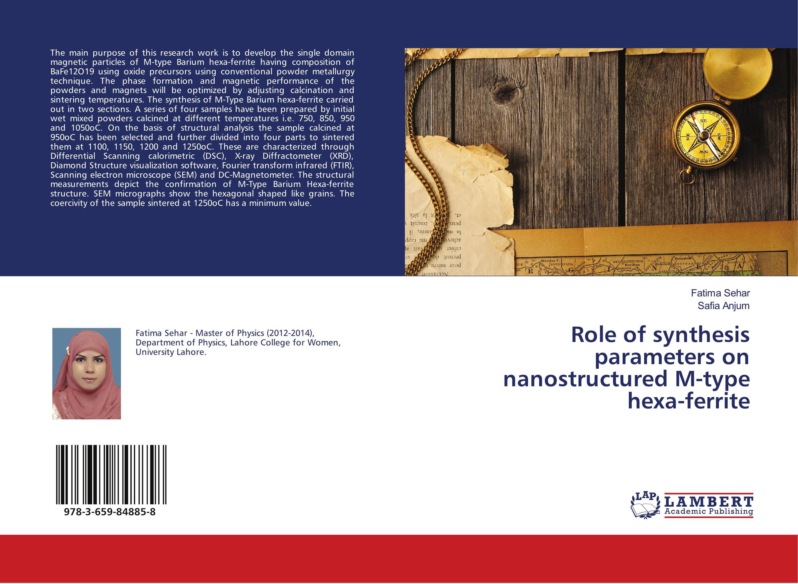Role of synthesis parameters on nanostructured M-type hexa-ferrite..