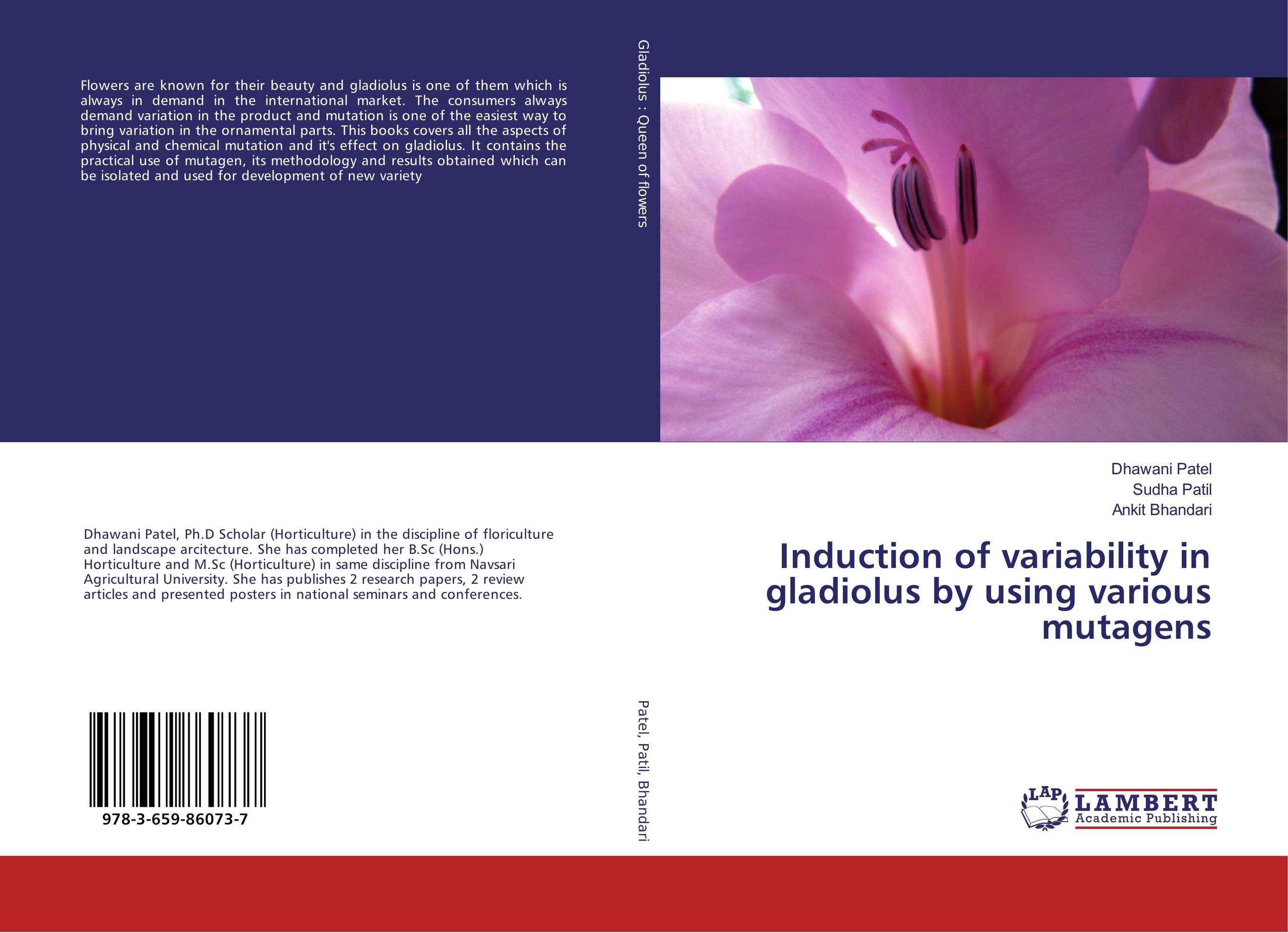 Induction of variability in gladiolus by using various mutagens..