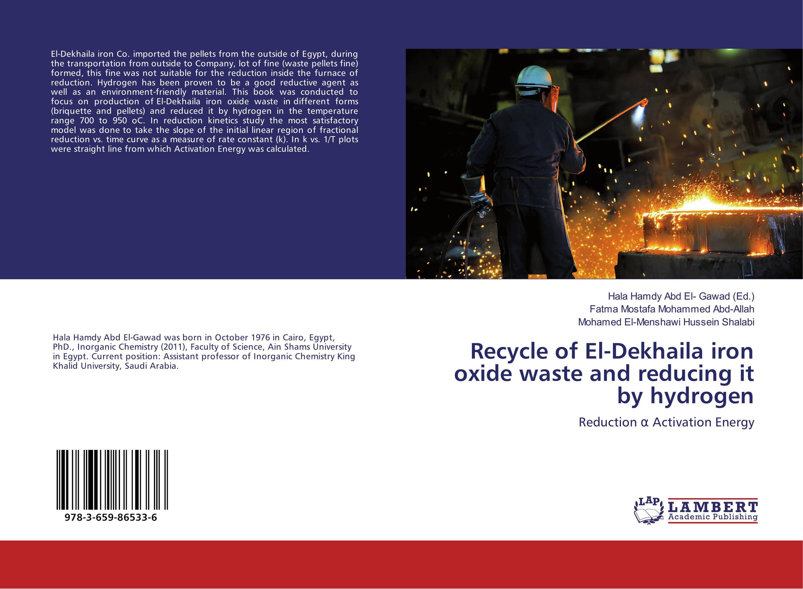 Recycle of El-Dekhaila iron oxide waste and reducing it by hydrogen. Reduction ? Activation Energy.