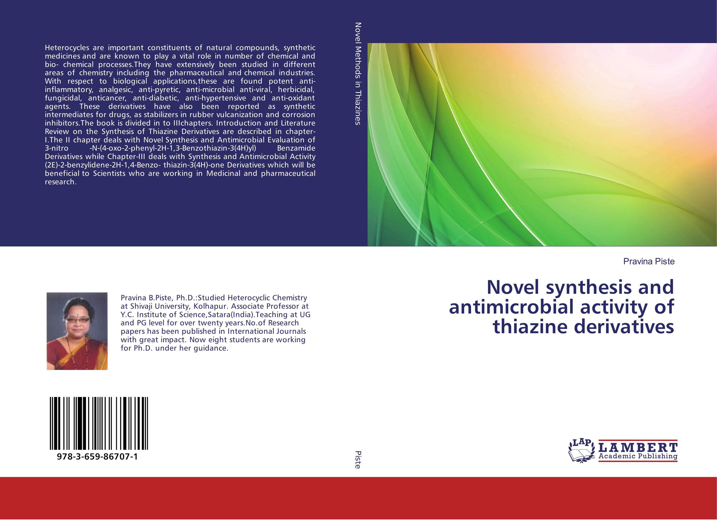 Novel synthesis and antimicrobial activity of thiazine derivatives..
