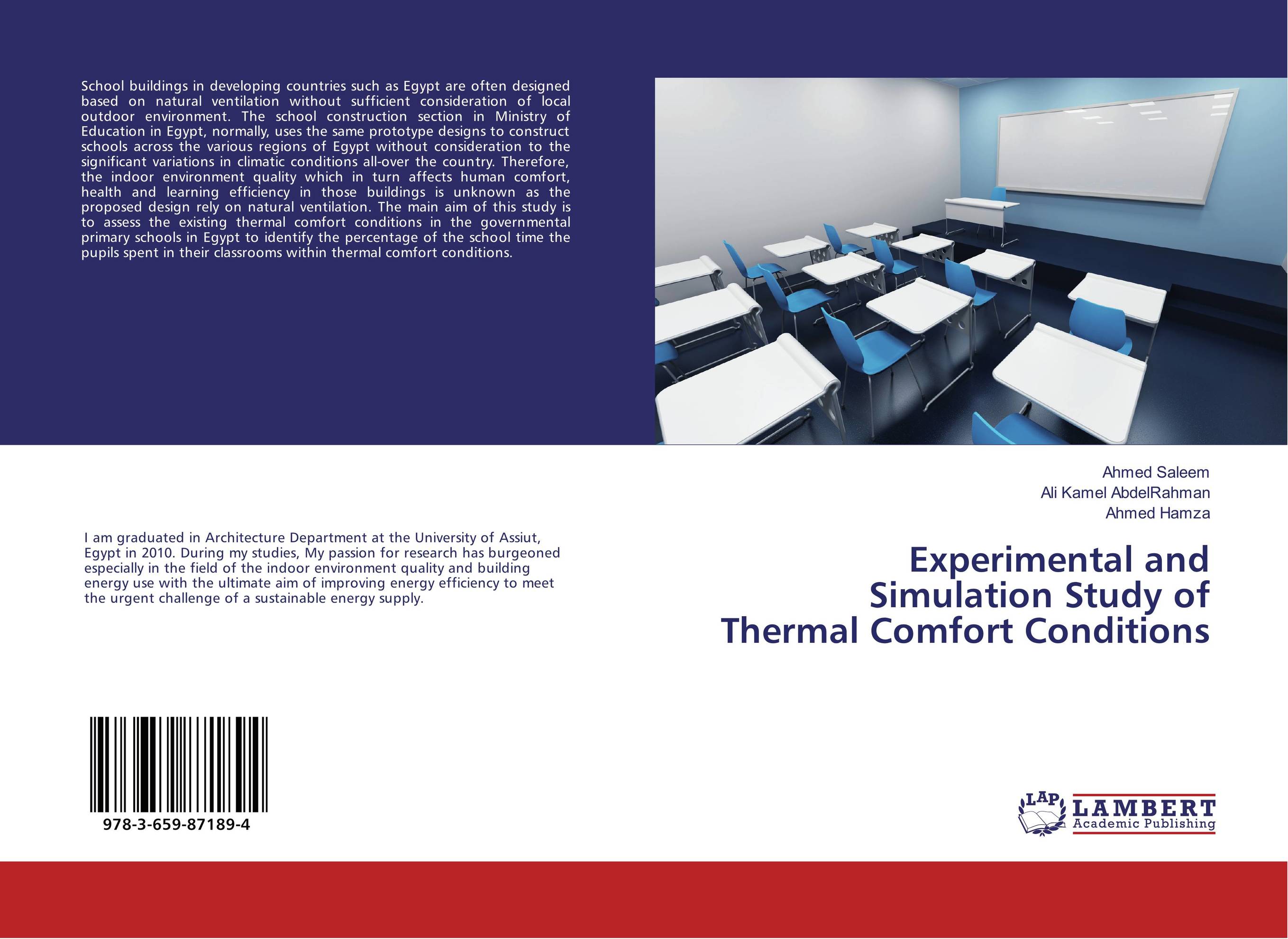 Experimental and Simulation Study of Thermal Comfort Conditions..