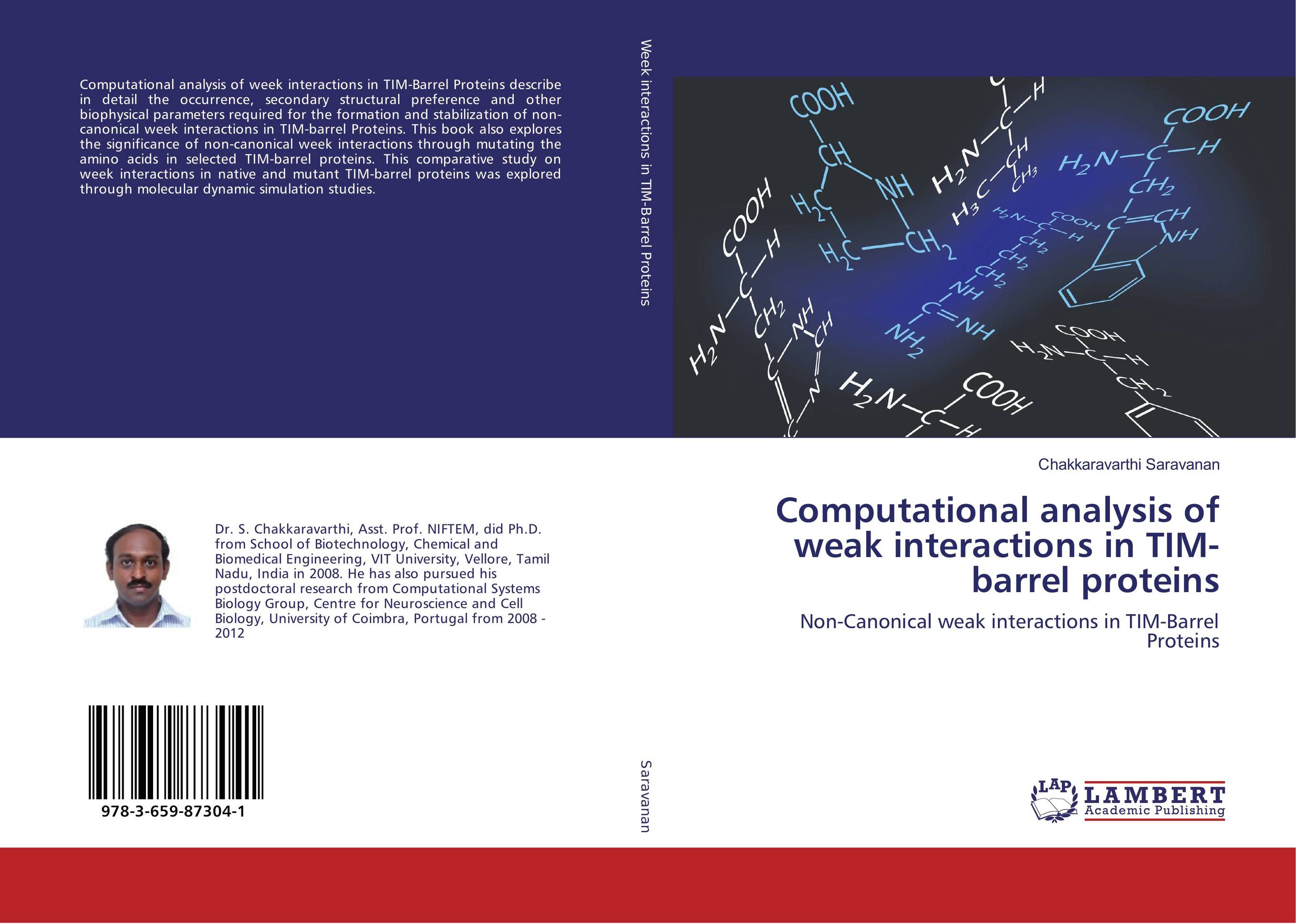Computational analysis of weak interactions in TIM-barrel proteins. Non-Canonical weak interactions in TIM-Barrel Proteins.