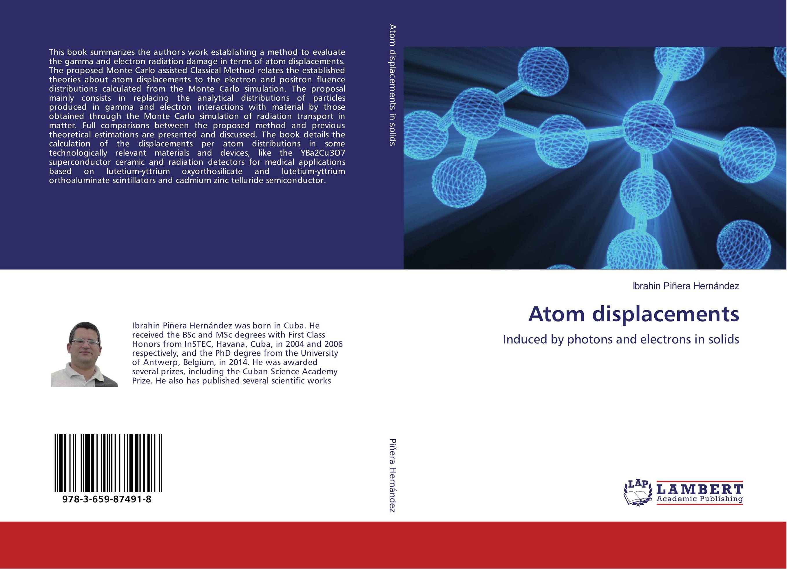 Atom displacements. Induced by photons and electrons in solids.