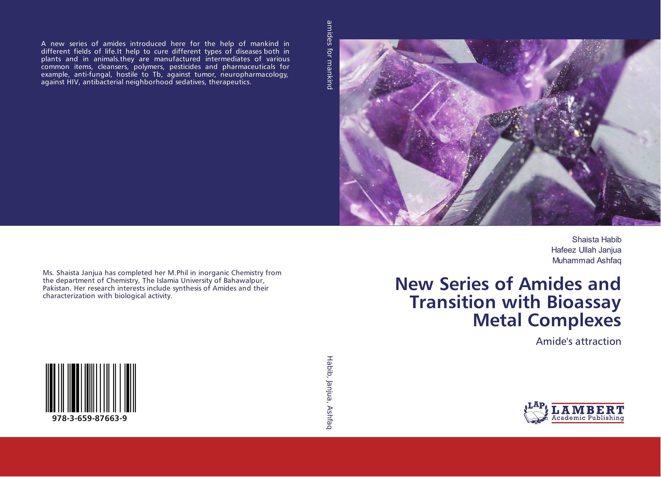 New Series of Amides and Transition with Bioassay Metal Complexes. Amide's attraction.