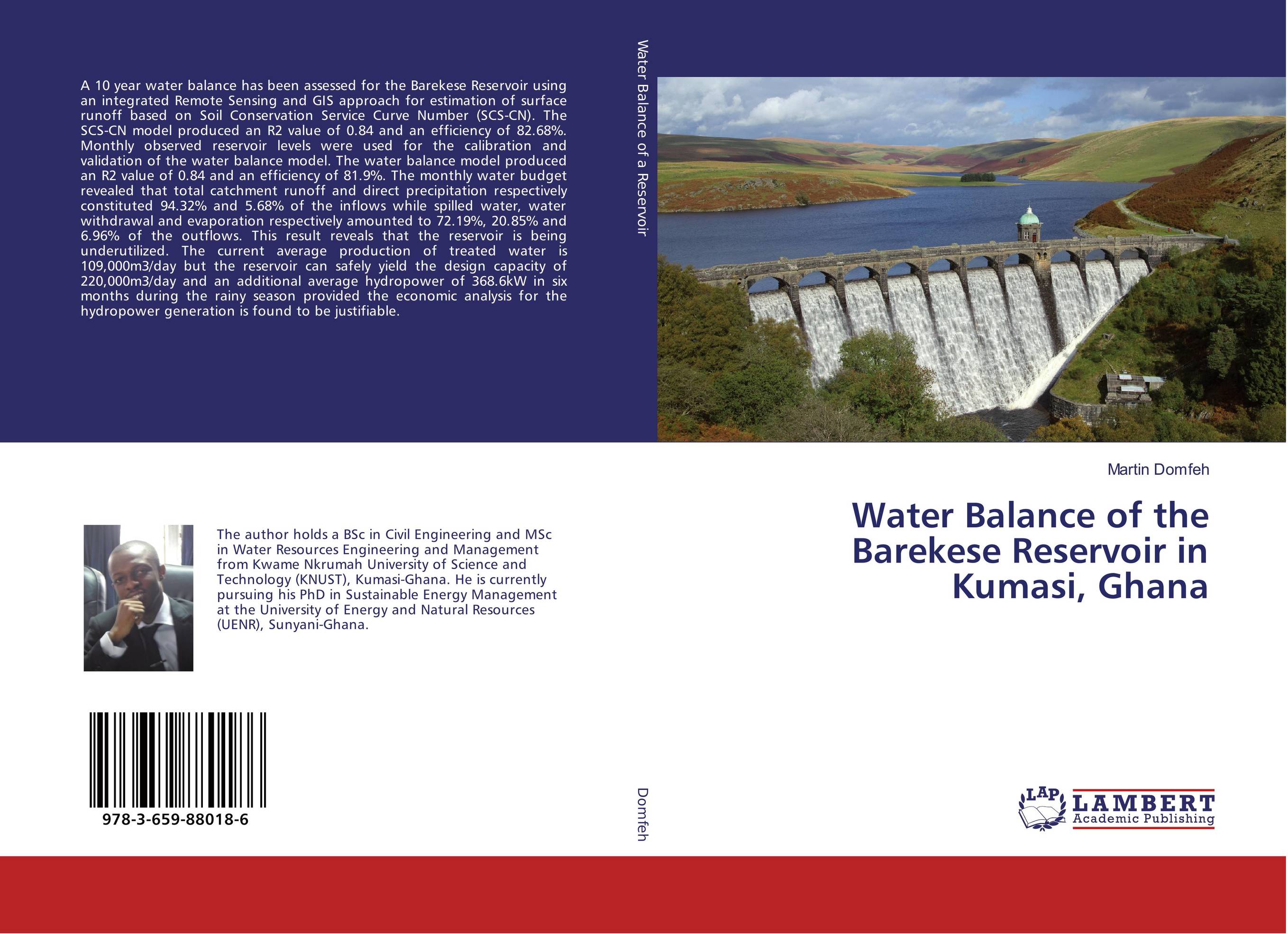 Water Balance of the Barekese Reservoir in Kumasi, Ghana..