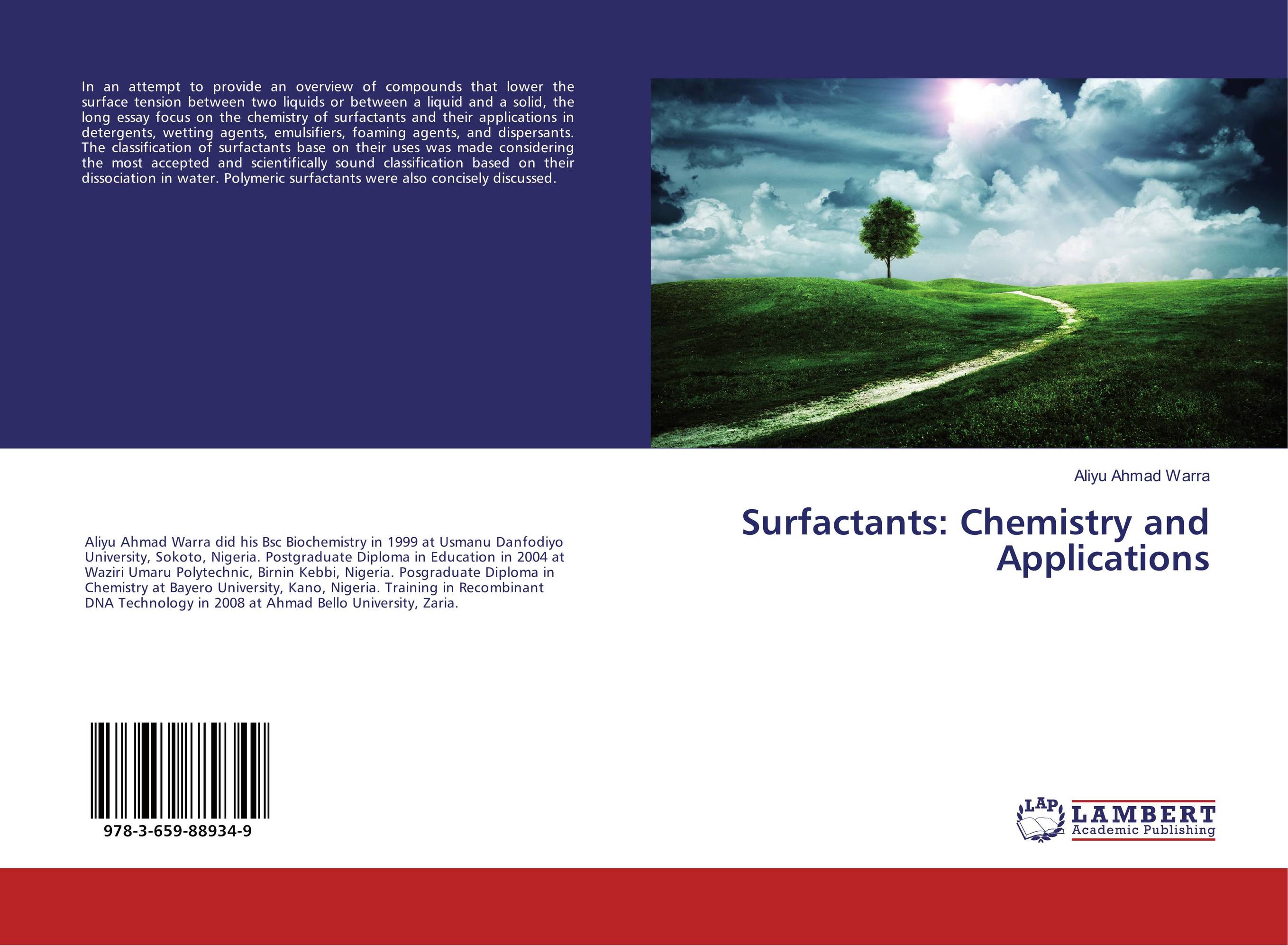 Surfactants: Chemistry and Applications..