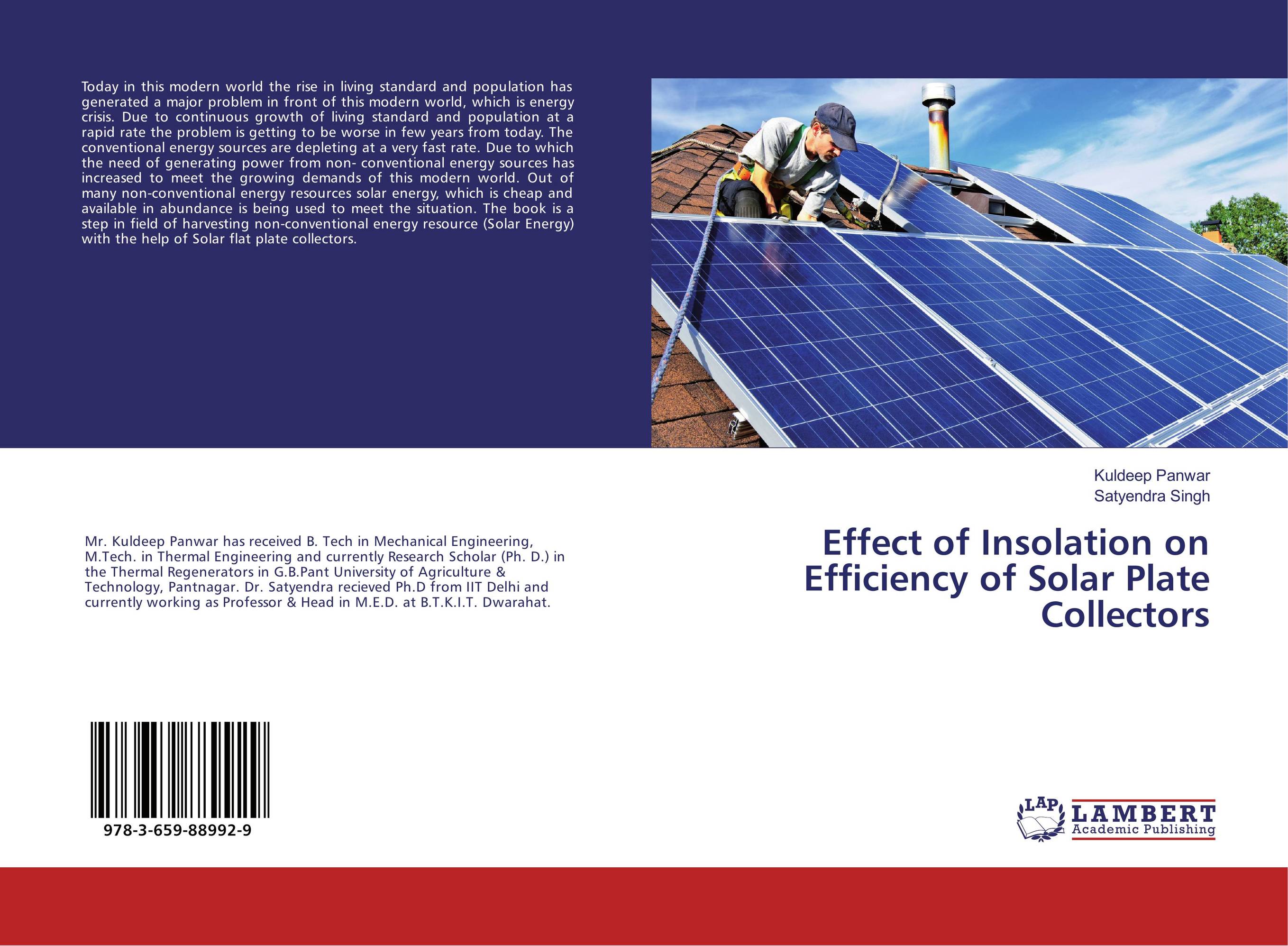 Effect of Insolation on Efficiency of Solar Plate Collectors..