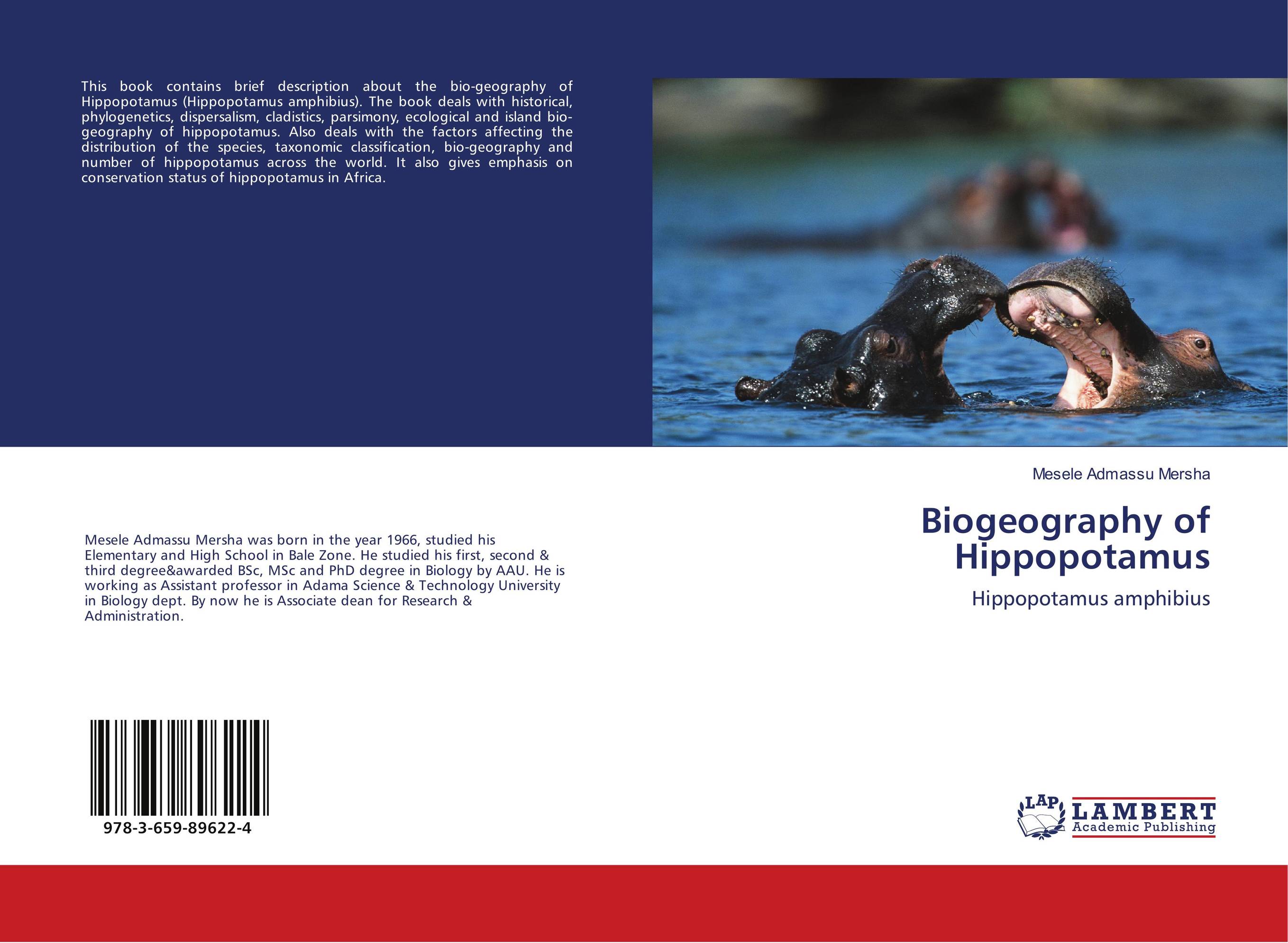 Biogeography of Hippopotamus. Hippopotamus amphibius.