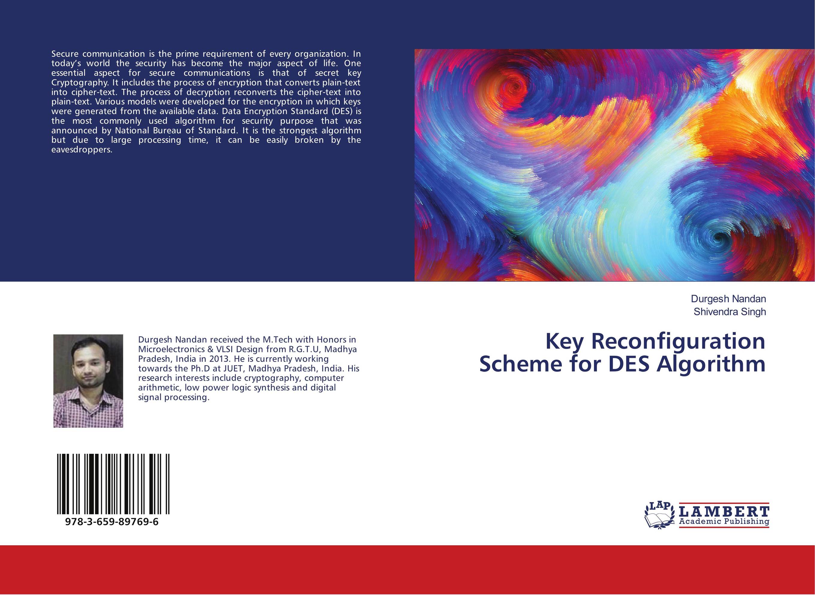 Key Reconfiguration Scheme for DES Algorithm..