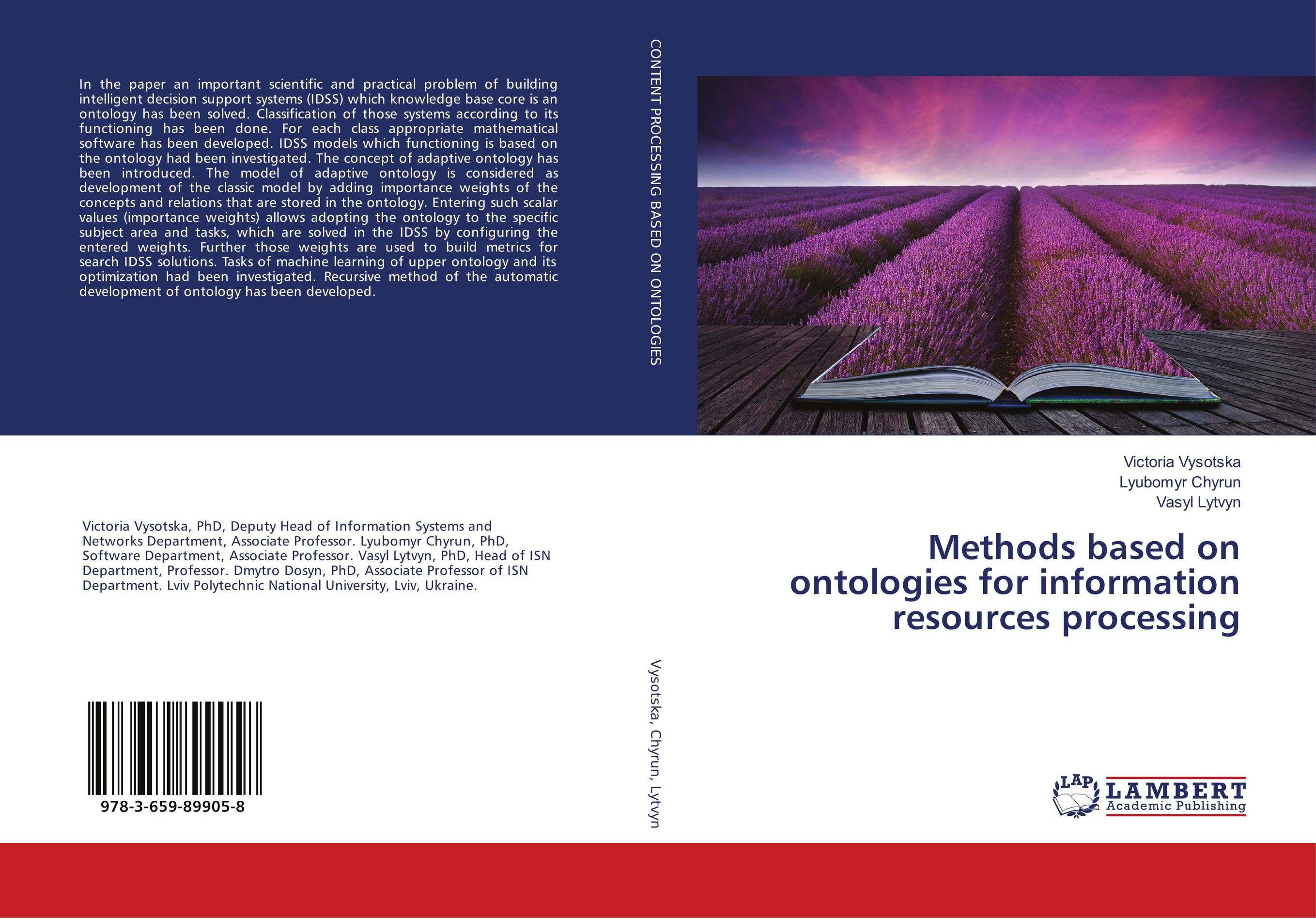 Methods based on ontologies for information resources processing..