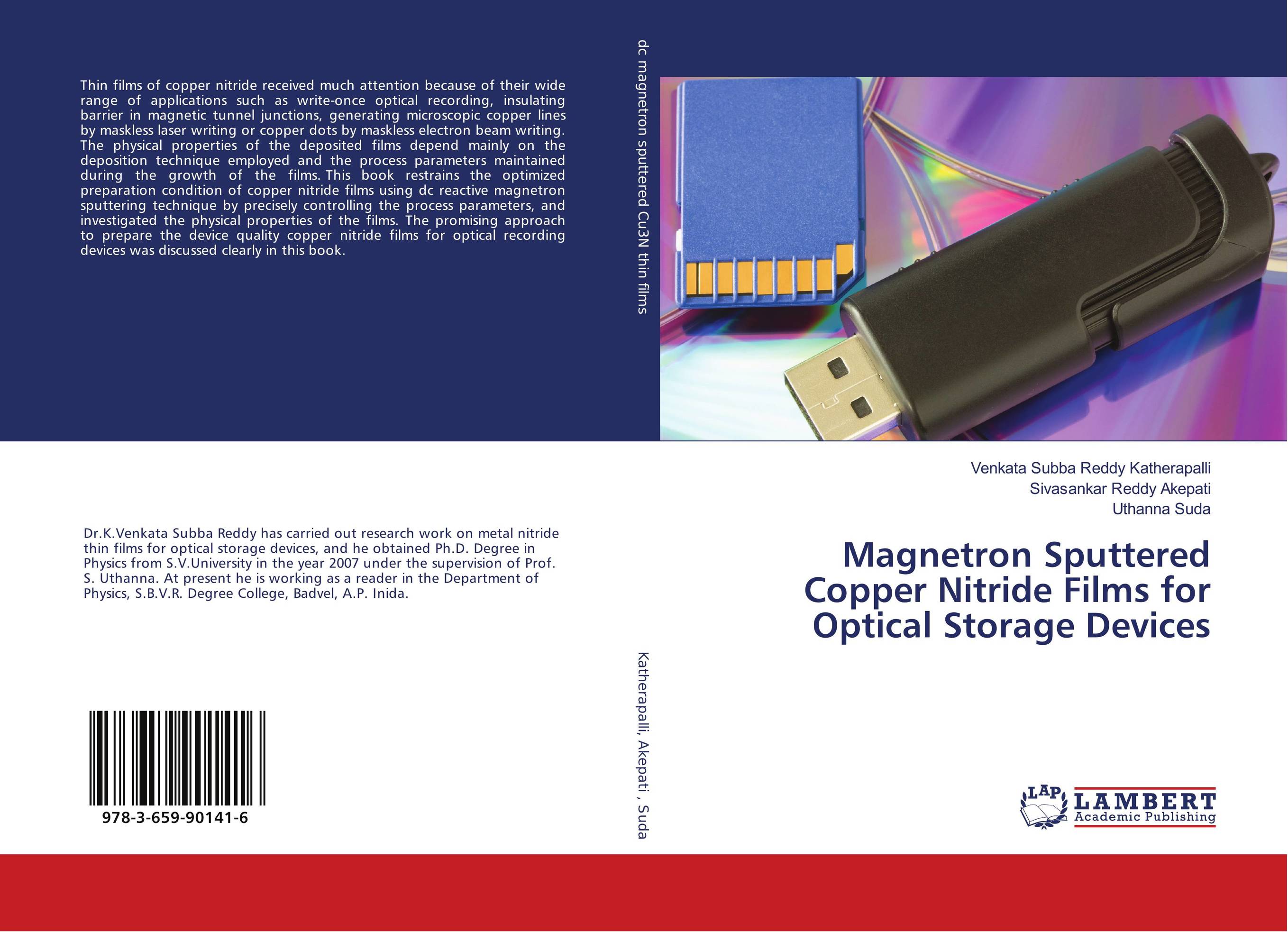 Magnetron Sputtered Copper Nitride Films for Optical Storage Devices..