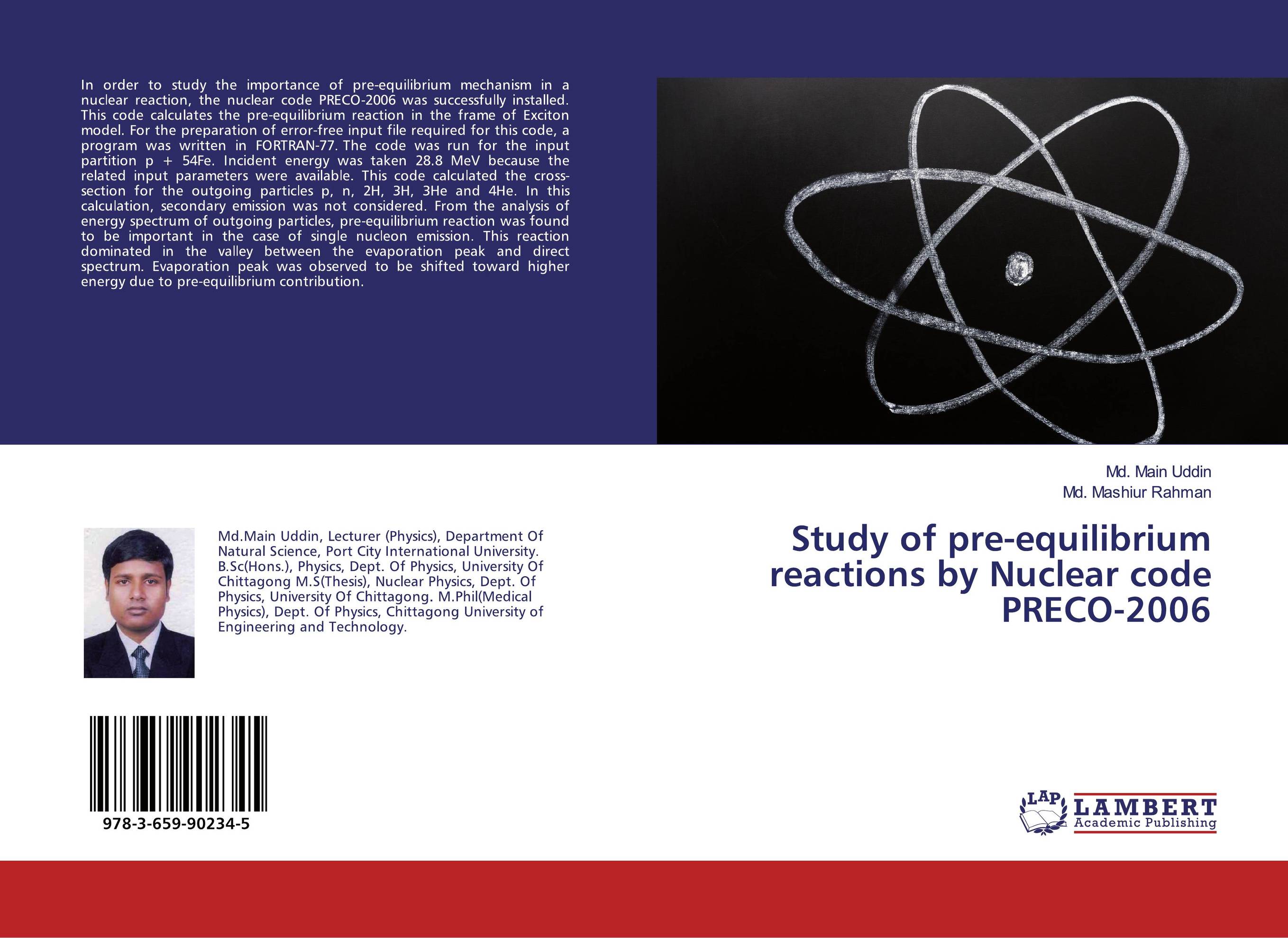 Study of pre-equilibrium reactions by Nuclear code PRECO-2006..