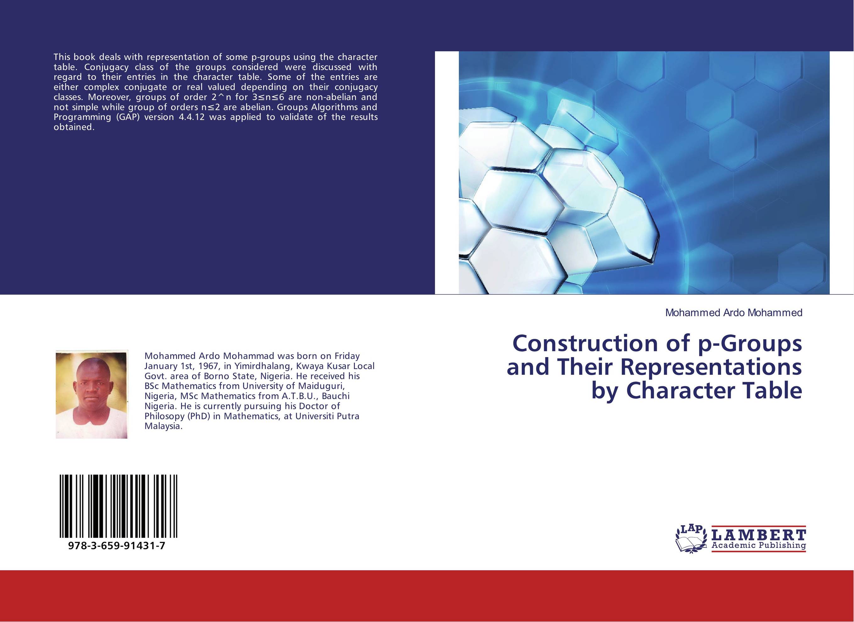 Construction of p-Groups and Their Representations by Character Table..
