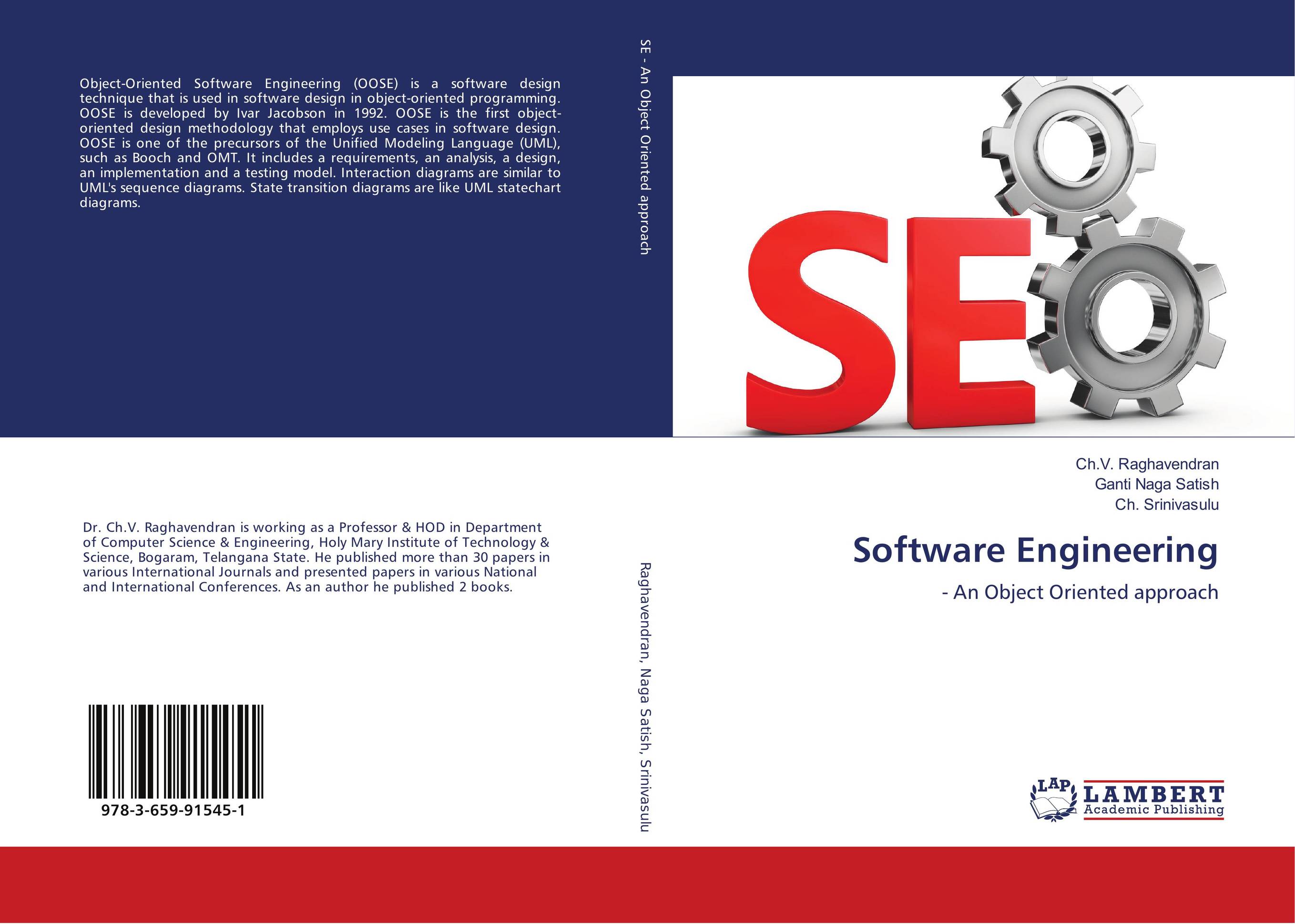 Software Engineering. - An Object Oriented approach.