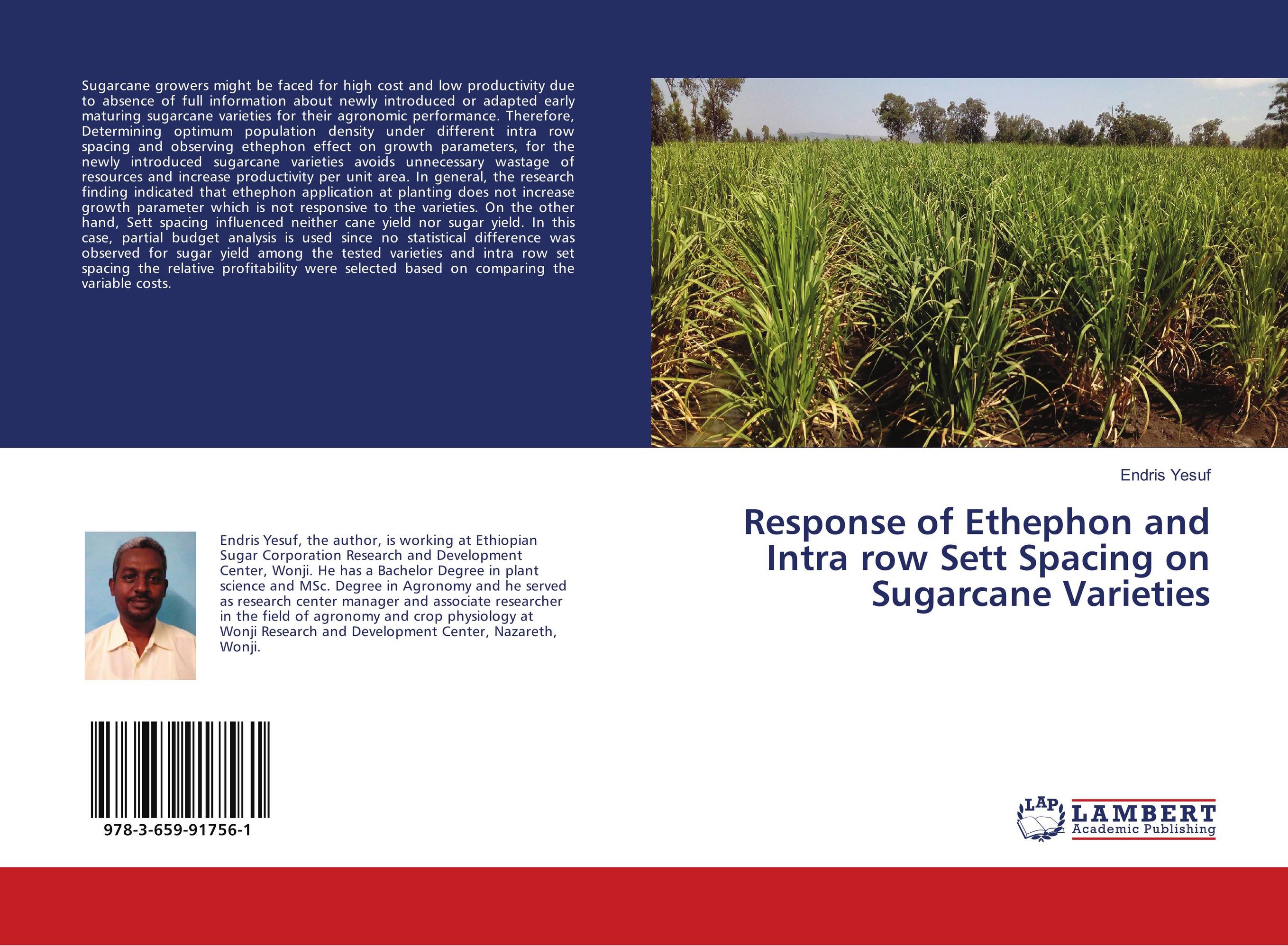 Response of Ethephon and Intra row Sett Spacing on Sugarcane Varieties..