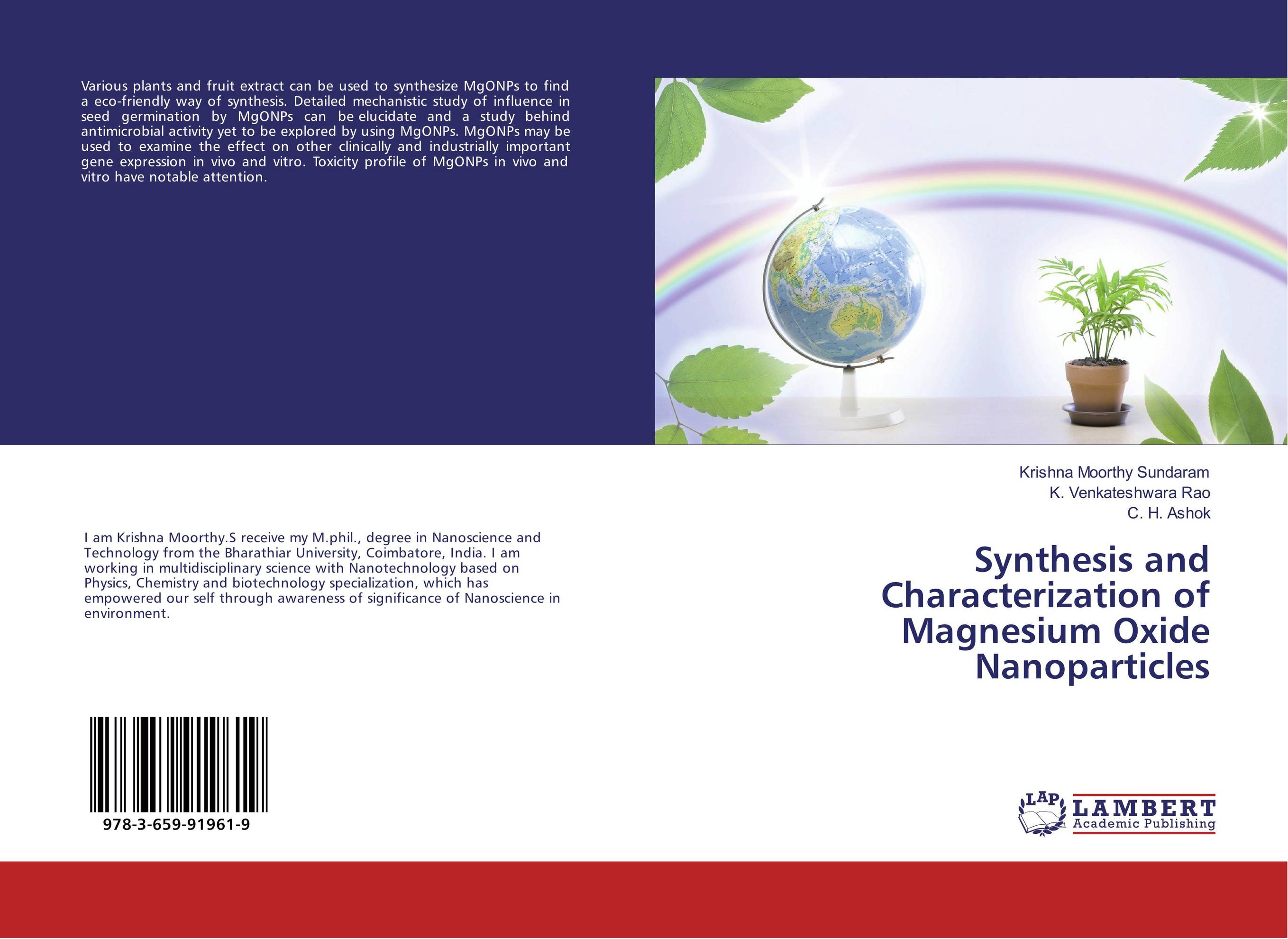 Synthesis and Characterization of Magnesium Oxide Nanoparticles..
