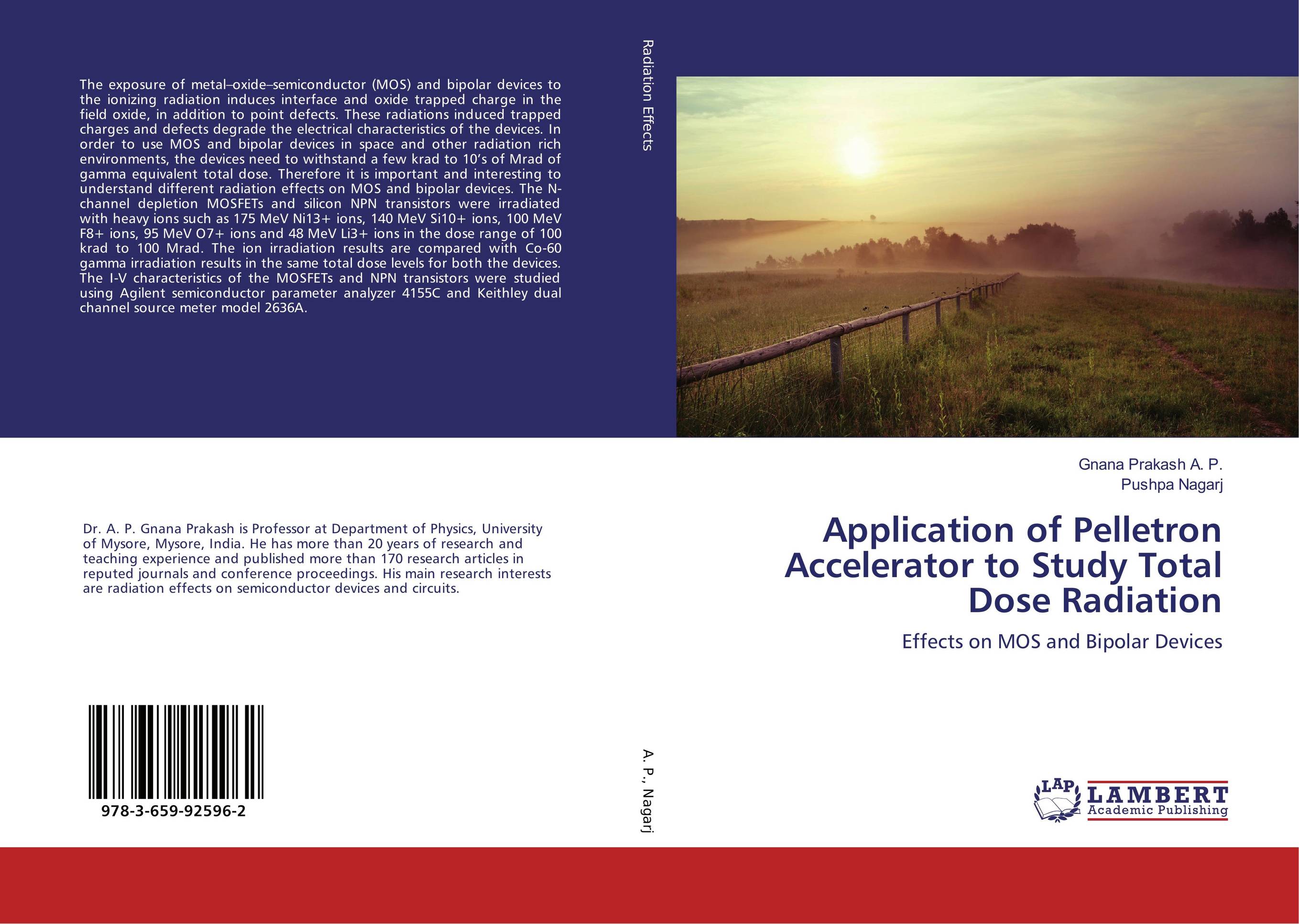 Application of Pelletron Accelerator to Study Total Dose Radiation. Effects on MOS and Bipolar Devices.