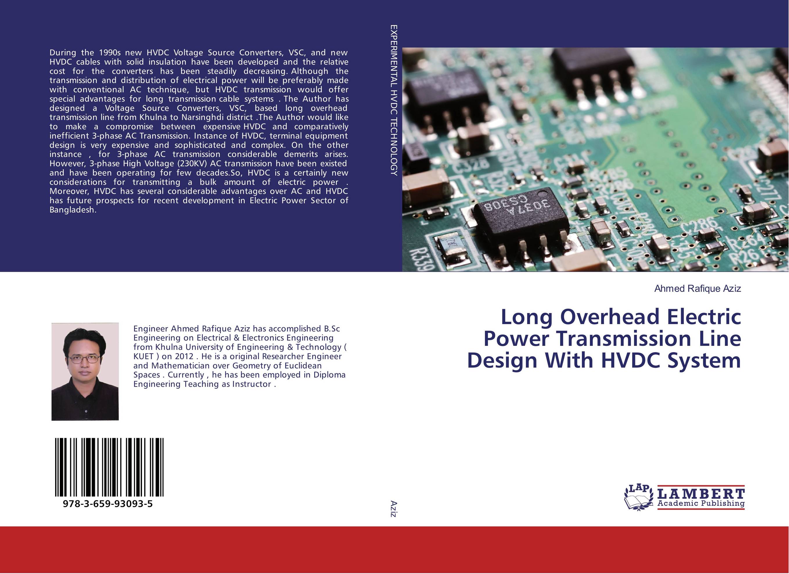 Long Overhead Electric Power Transmission Line Design With HVDC System..