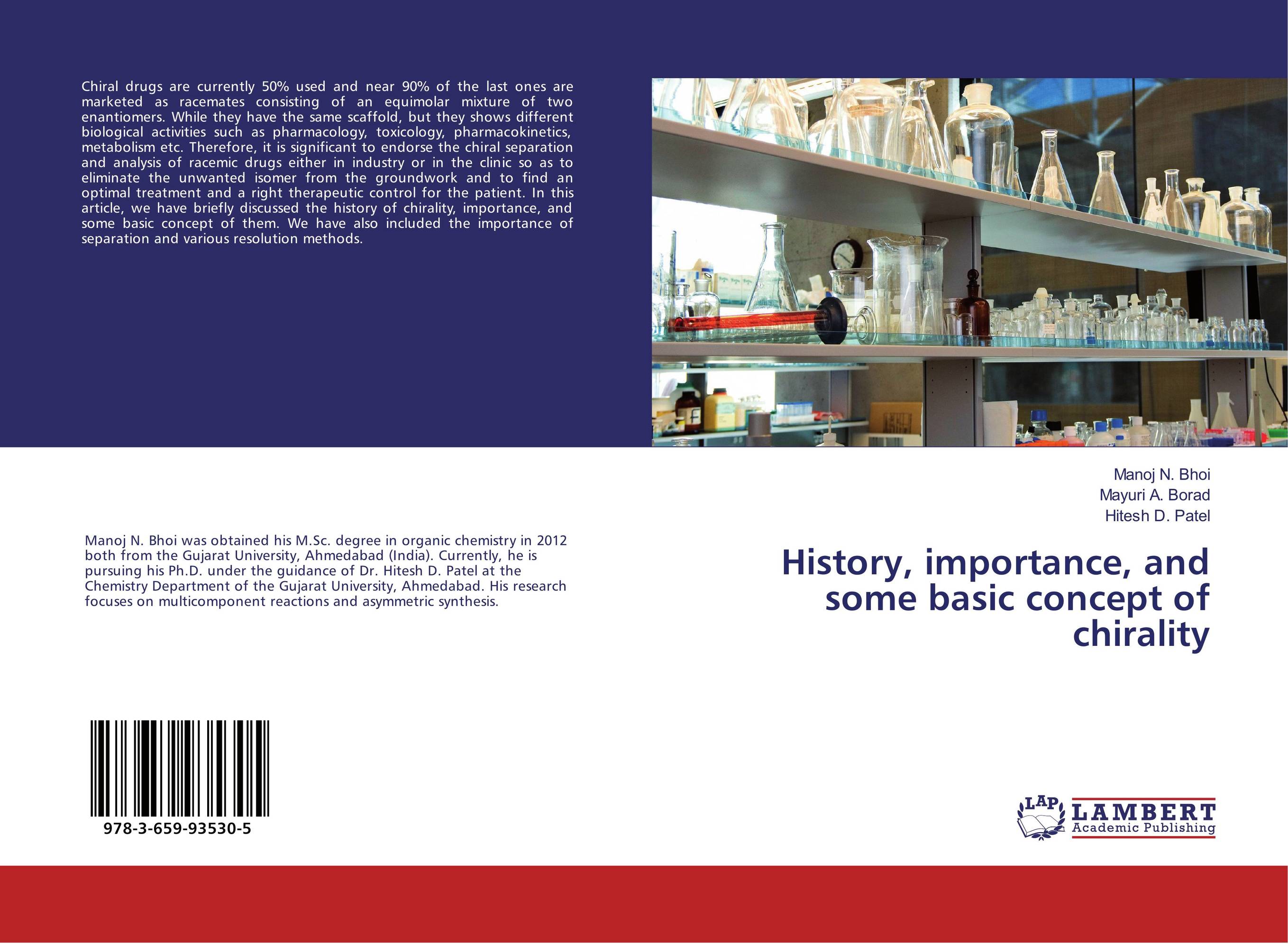 History, importance, and some basic concept of chirality..