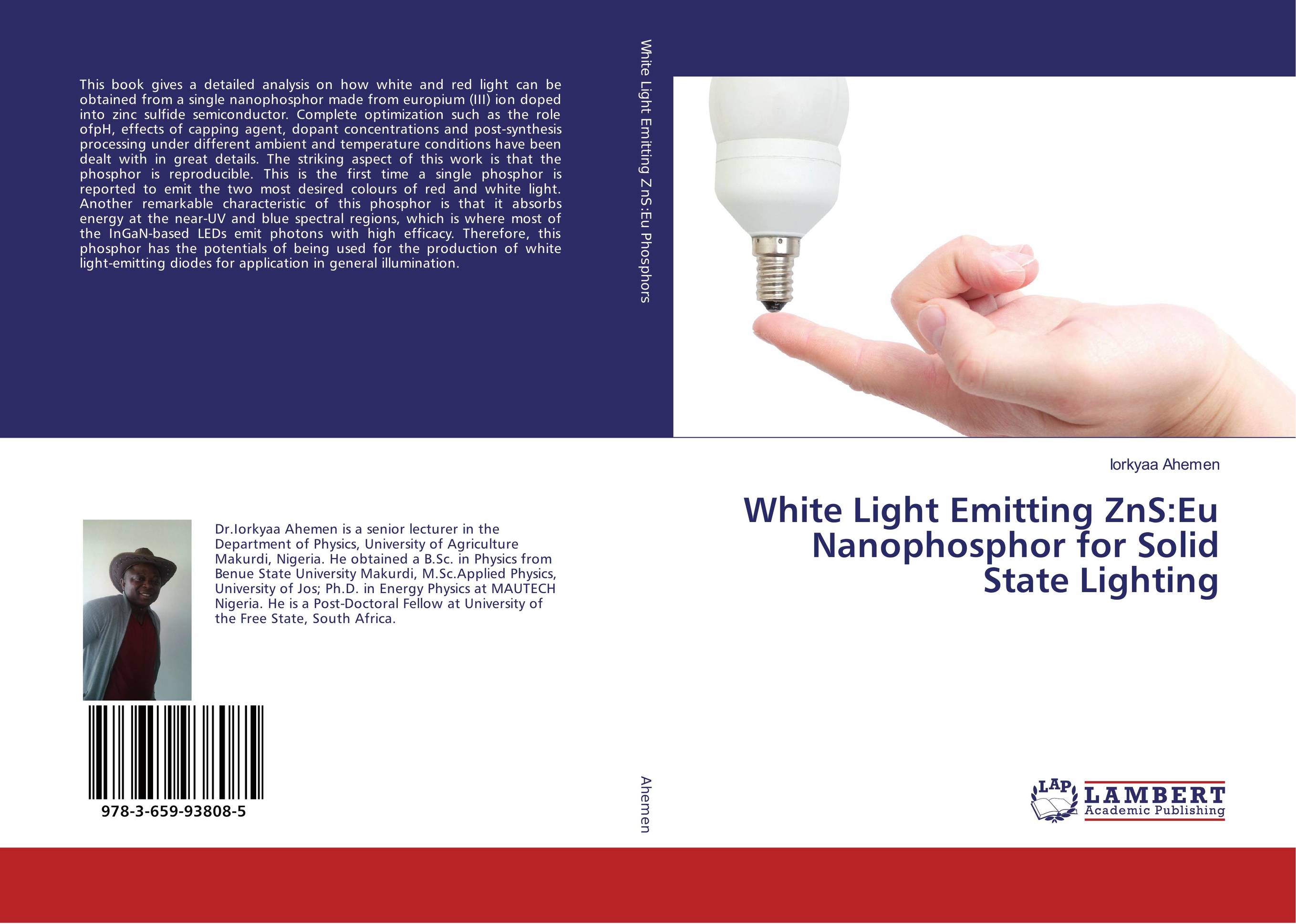 White Light Emitting ZnS:Eu Nanophosphor for Solid State Lighting..