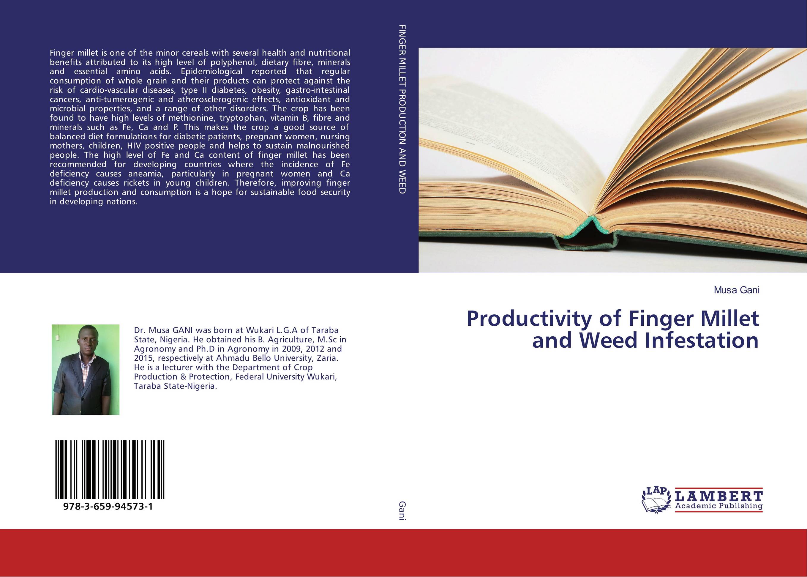 Productivity of Finger Millet and Weed Infestation..